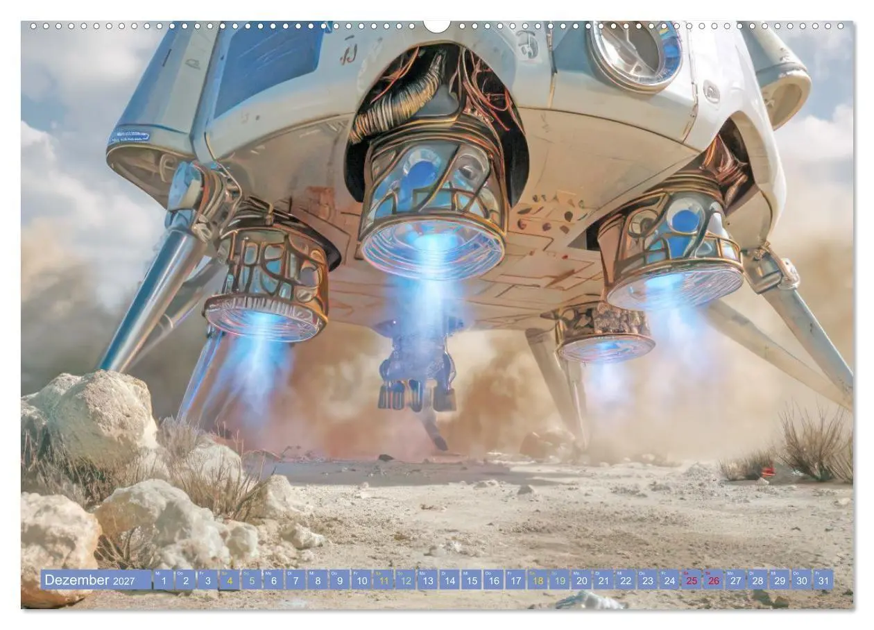 Bild: 9783569410886 | Science-Fiction - Kosmische Abenteuer (Wandkalender 2027 DIN A2...