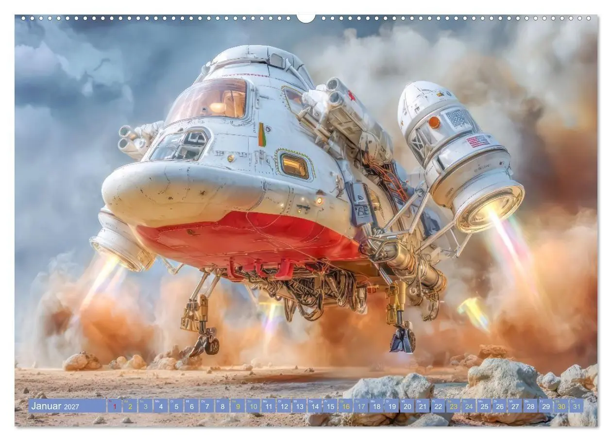Bild: 9783569410886 | Science-Fiction - Kosmische Abenteuer (Wandkalender 2027 DIN A2...