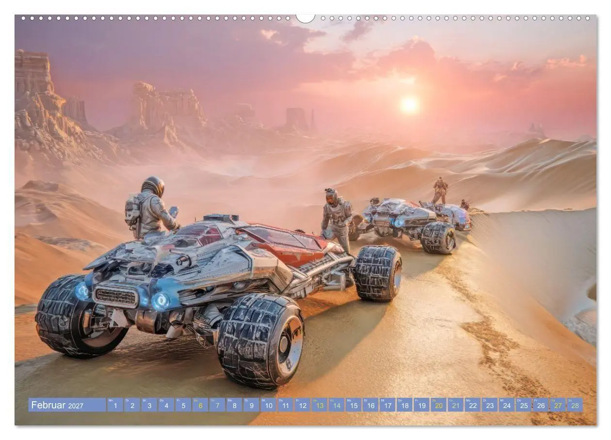 Bild: 9783569410886 | Science-Fiction - Kosmische Abenteuer (Wandkalender 2027 DIN A2...