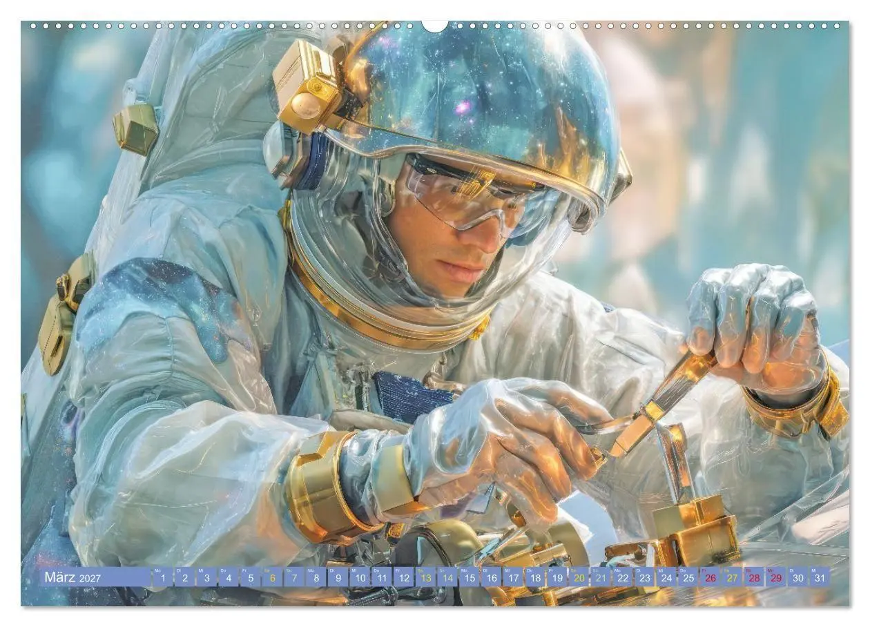 Bild: 9783569410886 | Science-Fiction - Kosmische Abenteuer (Wandkalender 2027 DIN A2...