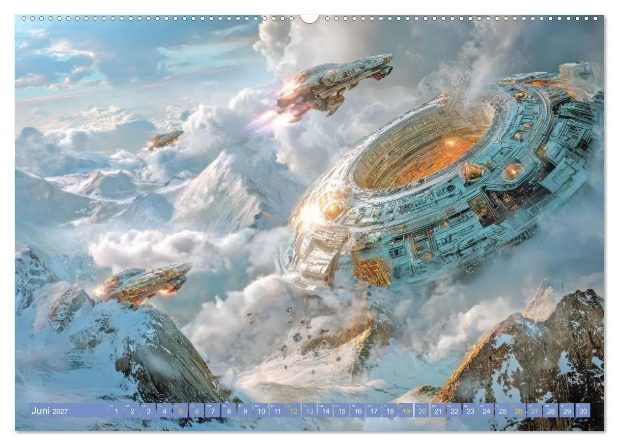 Bild: 9783569410886 | Science-Fiction - Kosmische Abenteuer (Wandkalender 2027 DIN A2...