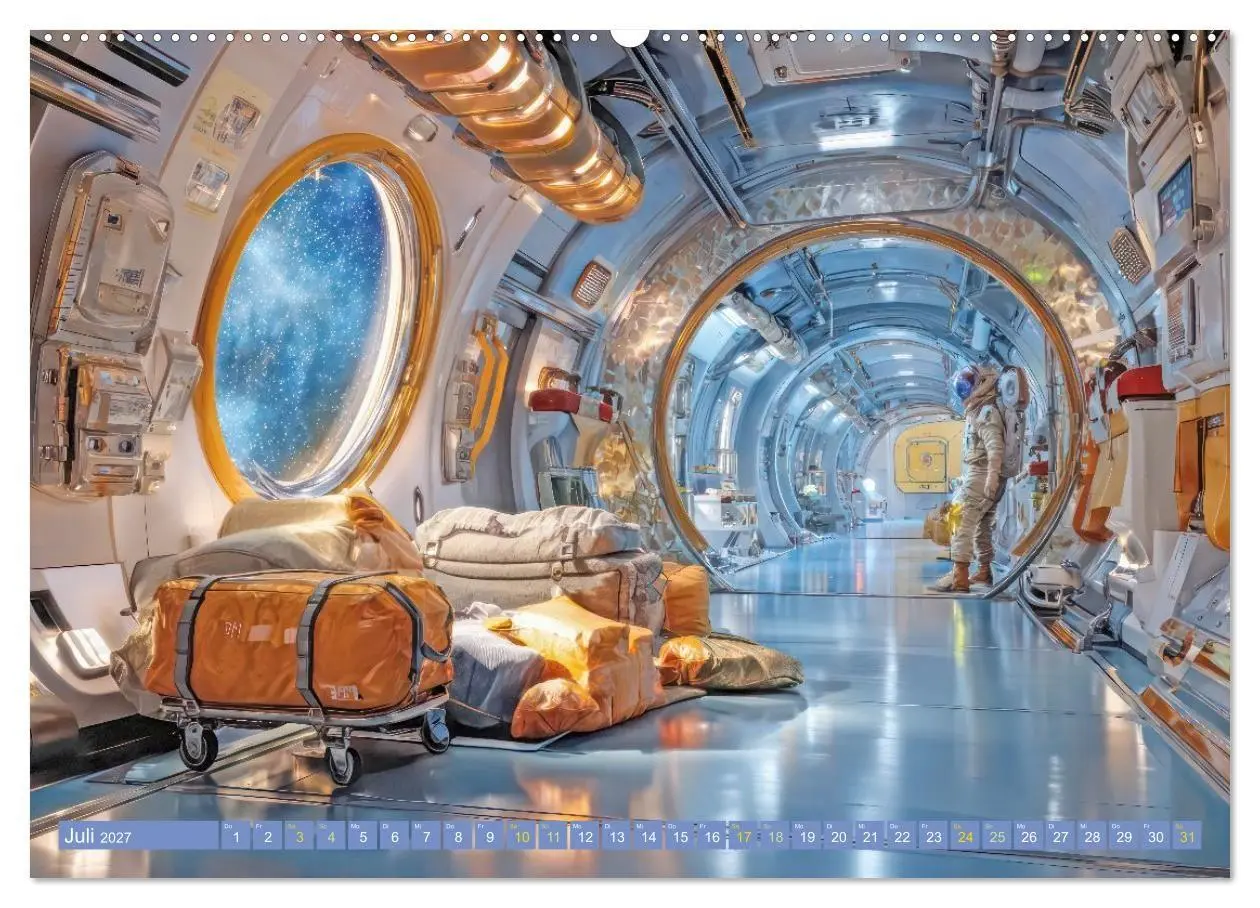 Bild: 9783569410886 | Science-Fiction - Kosmische Abenteuer (Wandkalender 2027 DIN A2...
