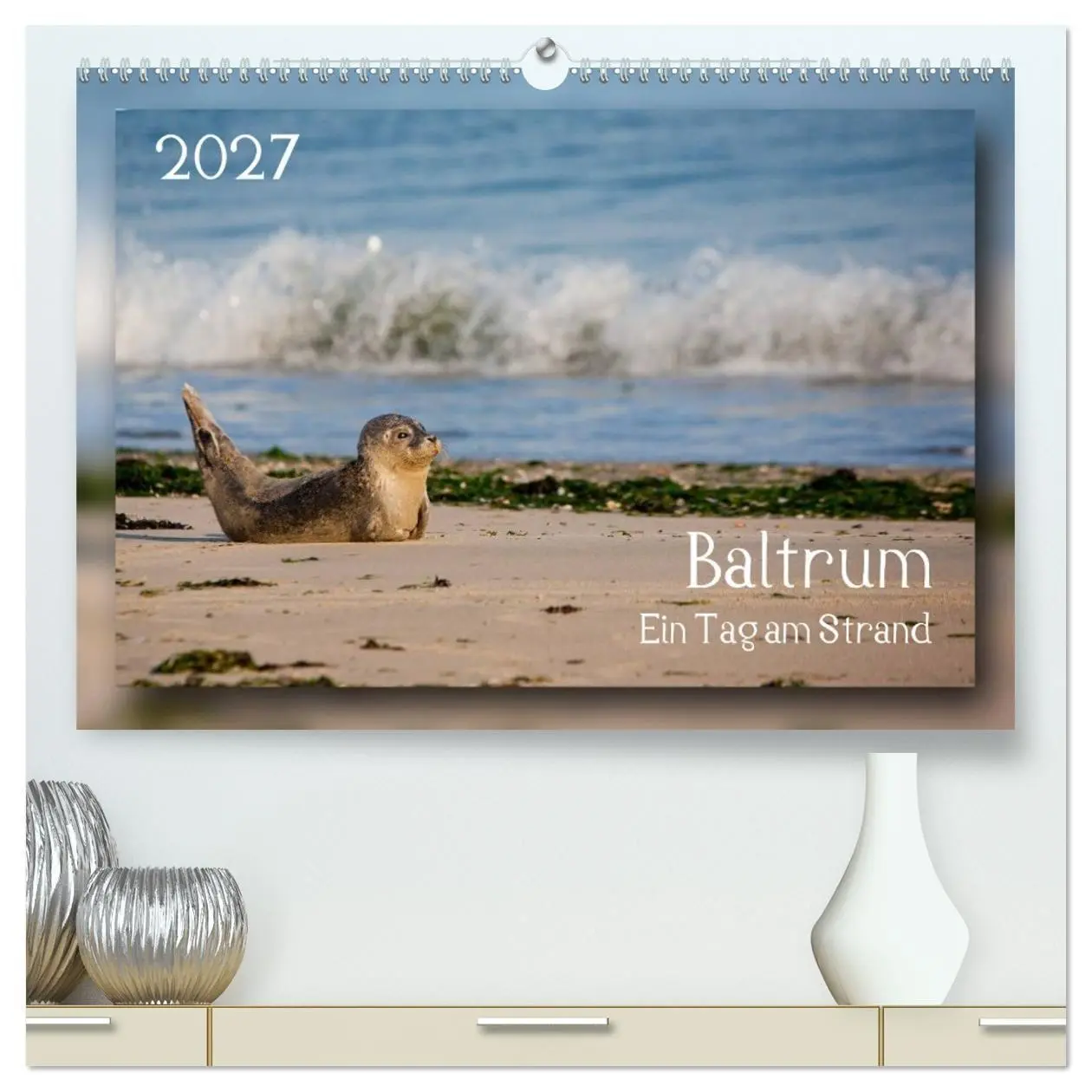 Cover: 9783594090886 | Baltrum - Ein Tag am Strand (hochwertiger Premium Wandkalender 2027...