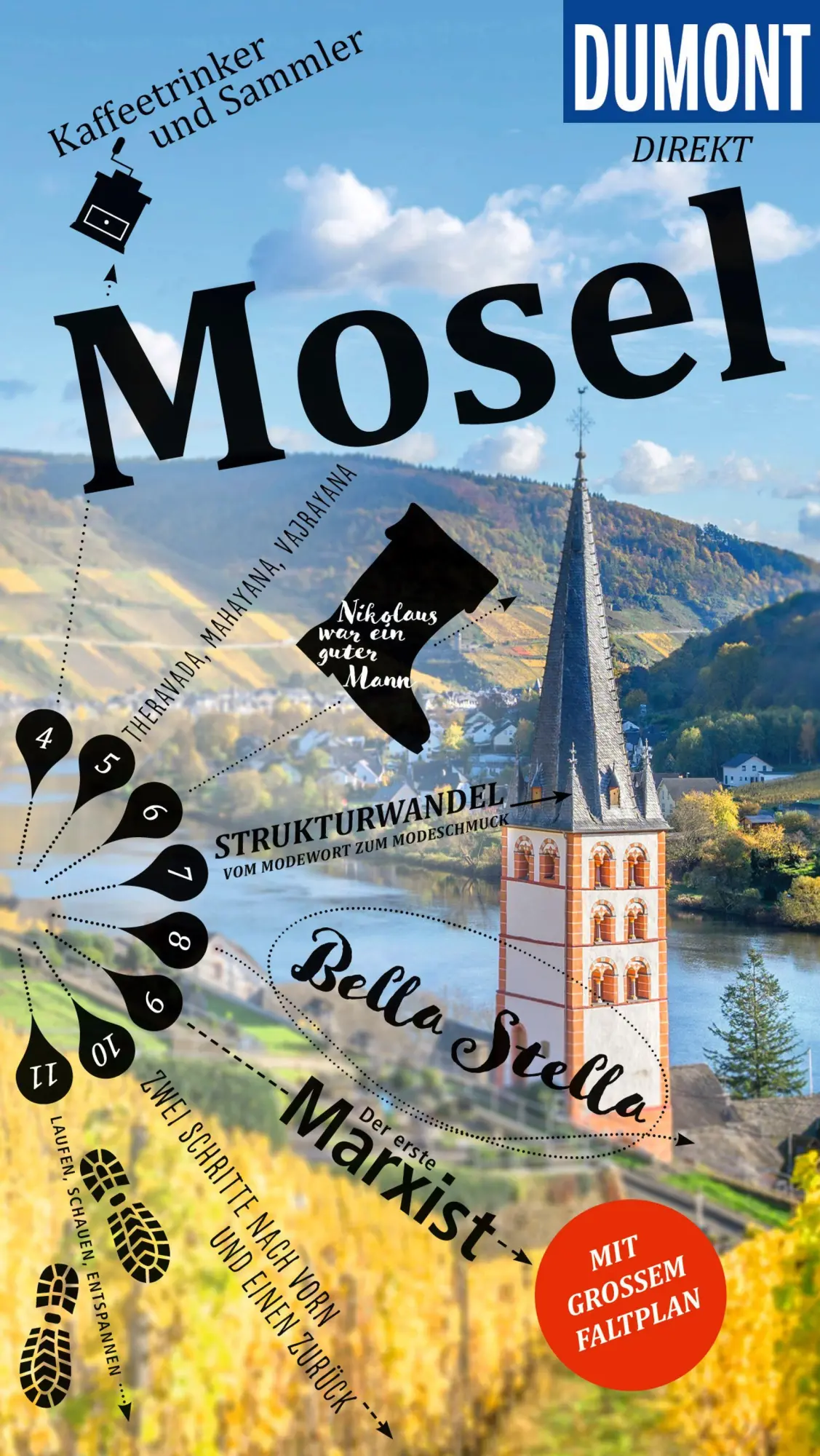 Cover: 9783616000886 | DUMONT direkt Reiseführer Mosel | Mit großem Faltplan | Nicole Sperk