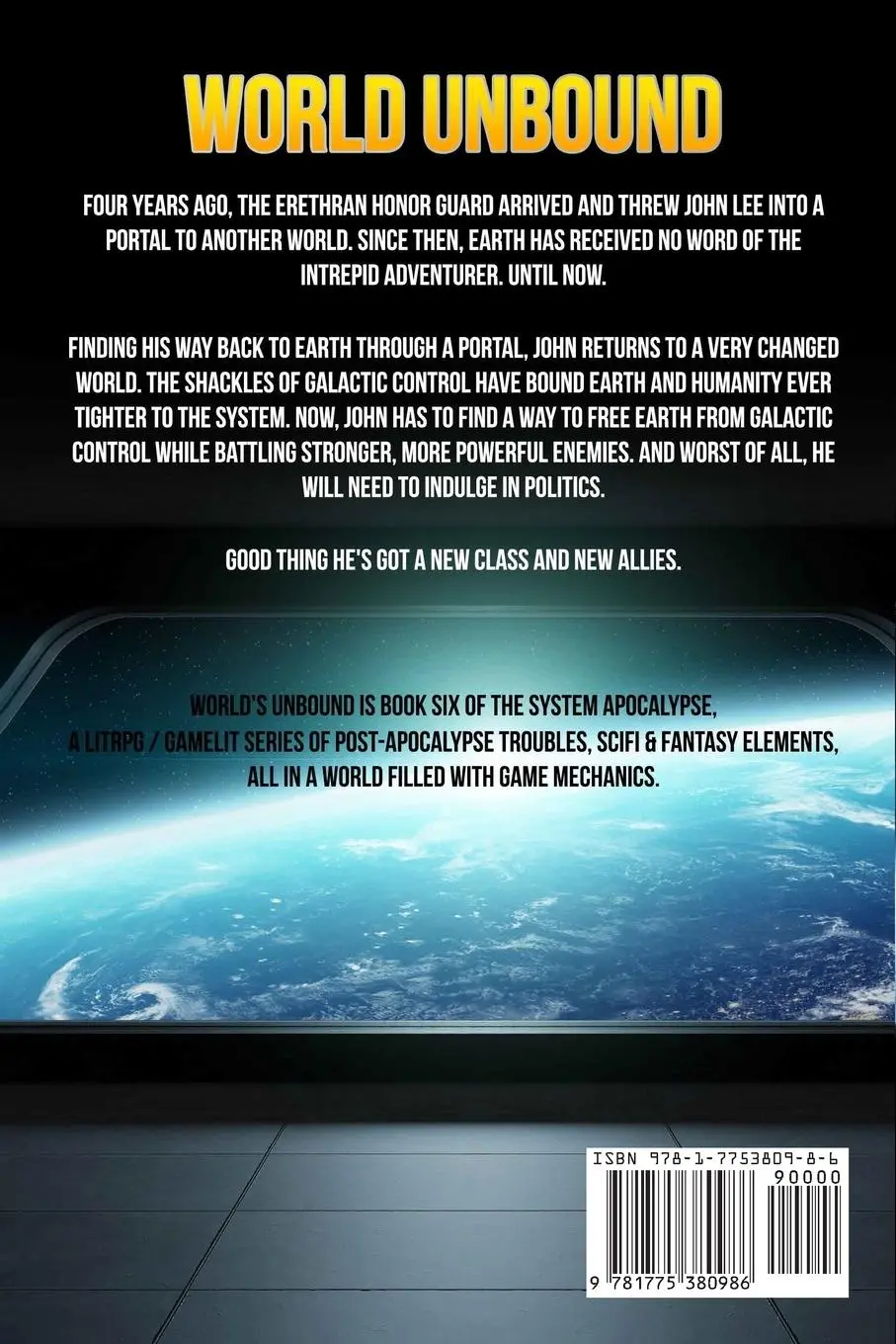 Rückseite: 9781775380986 | World Unbound | An Apocalyptic LitRPG | Tao Wong | Taschenbuch | 2018