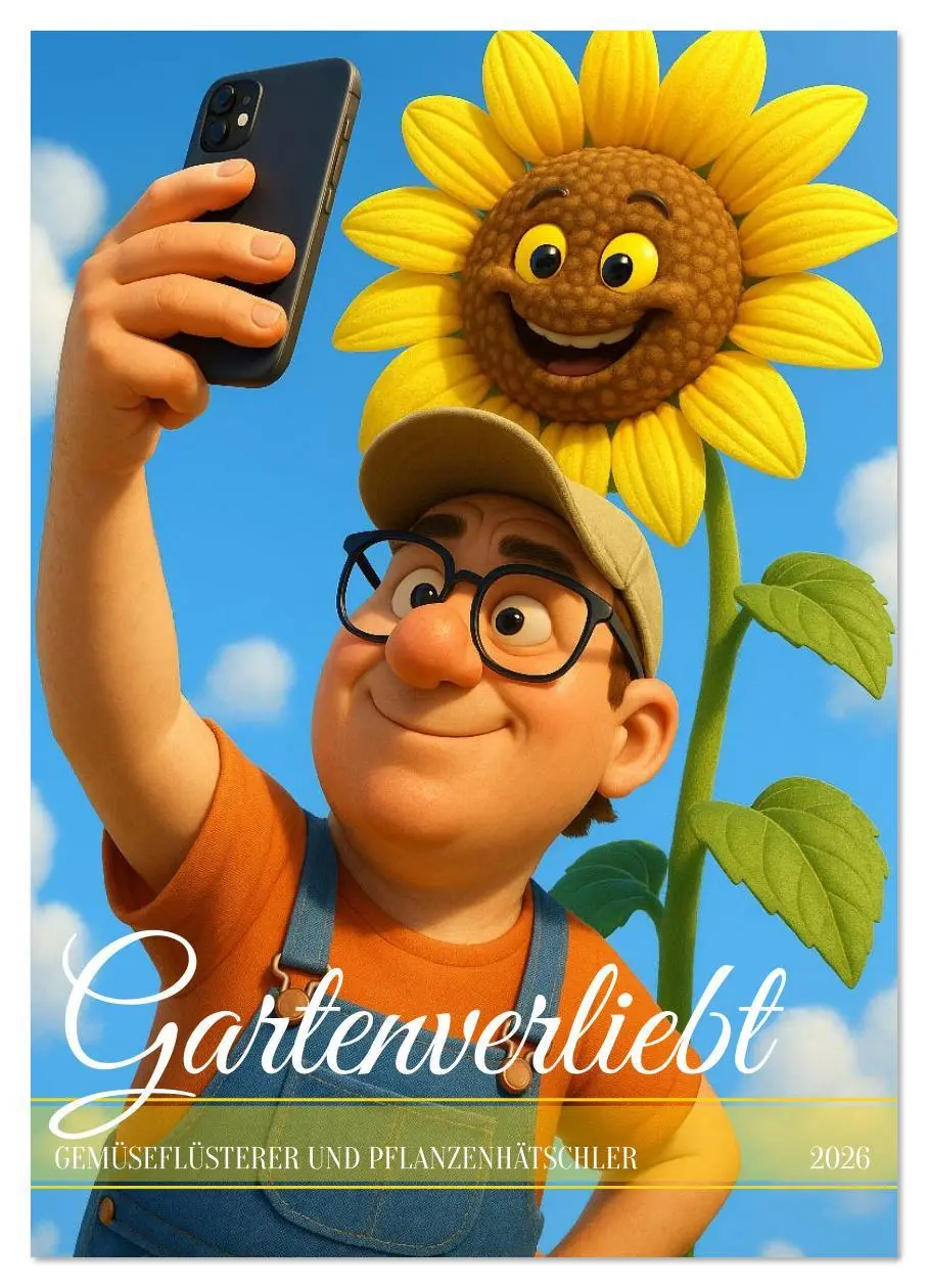 Cover: 9783516620986 | Gartenverliebt (Wandkalender 2026 DIN A3 hoch), CALVENDO...