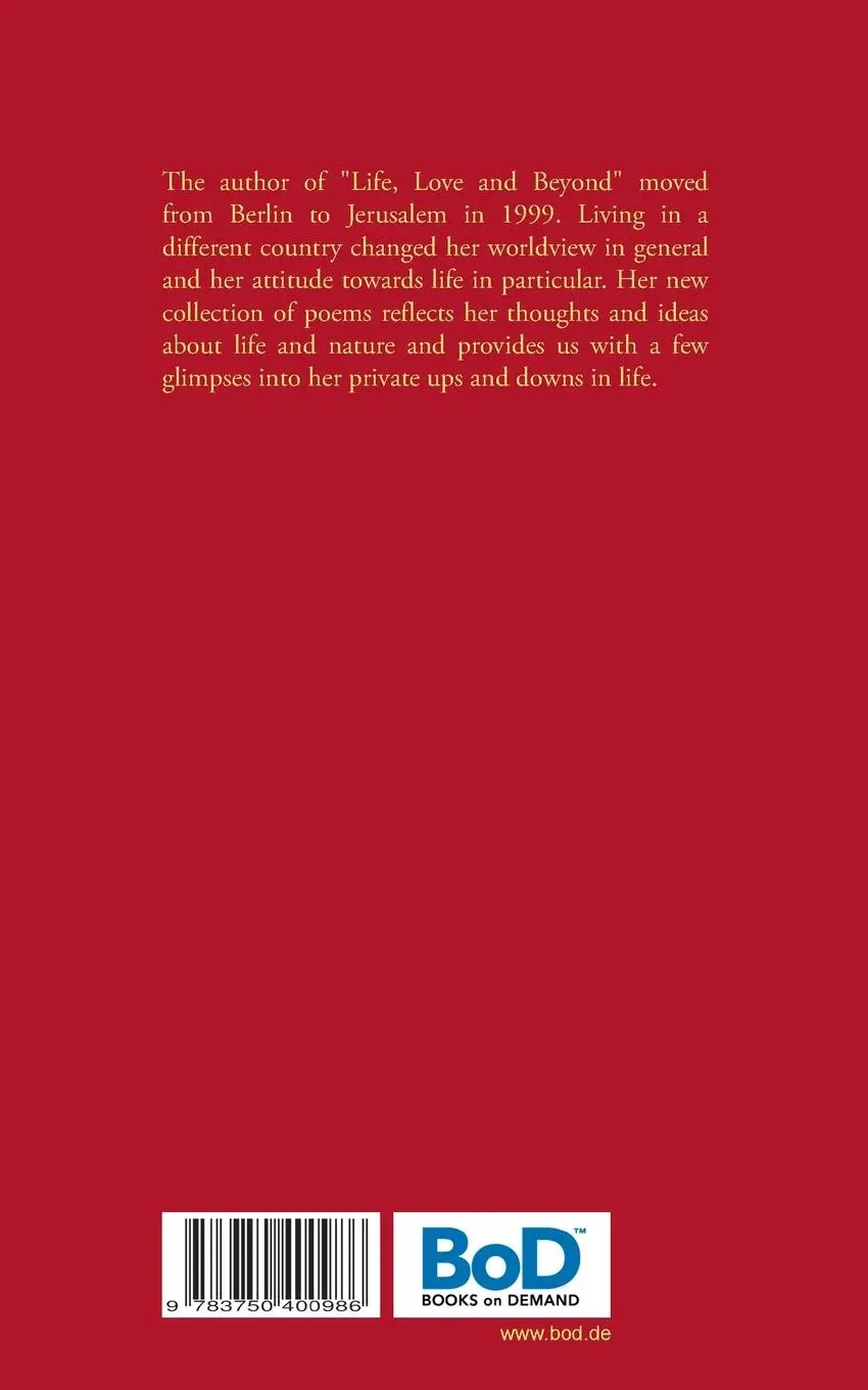 Rückseite: 9783750400986 | Life, Love and Beyond | Heidemarie I. Wawrzyn | Taschenbuch | 44 S.