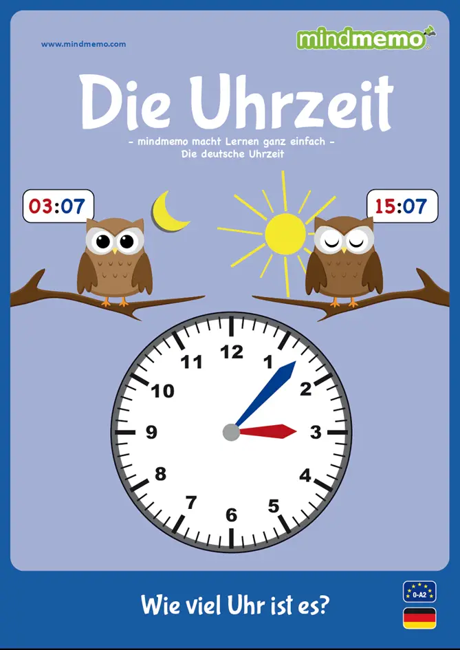 Cover: 9783954130986 | mindmemo Lernfolder - Die Uhrzeit - Grundschule | Taschenbuch | 2015