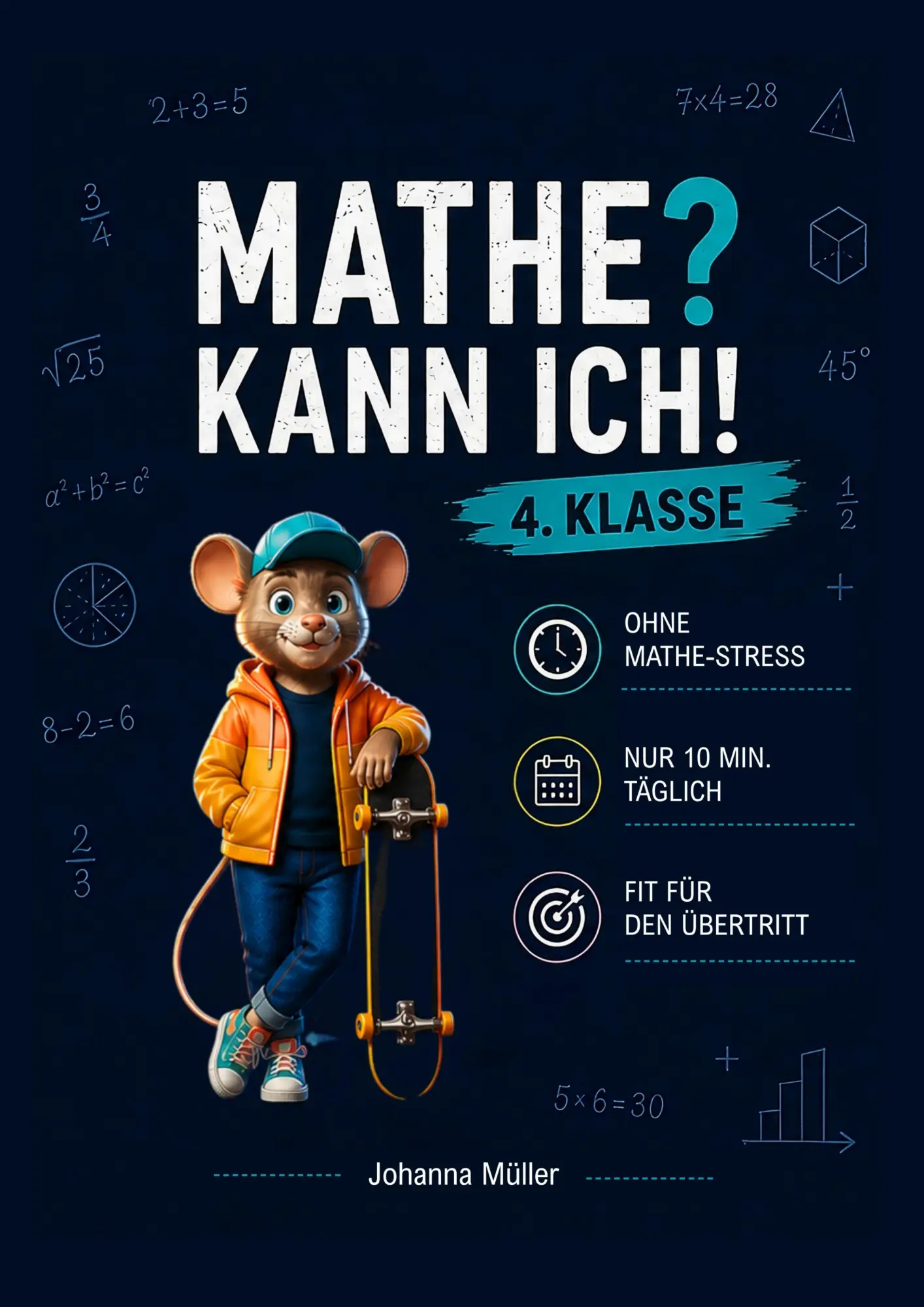 Cover: 9783982780986 | Mathe? Kann ich! Für die 4. Klasse - in nur 10 Minuten täglich...