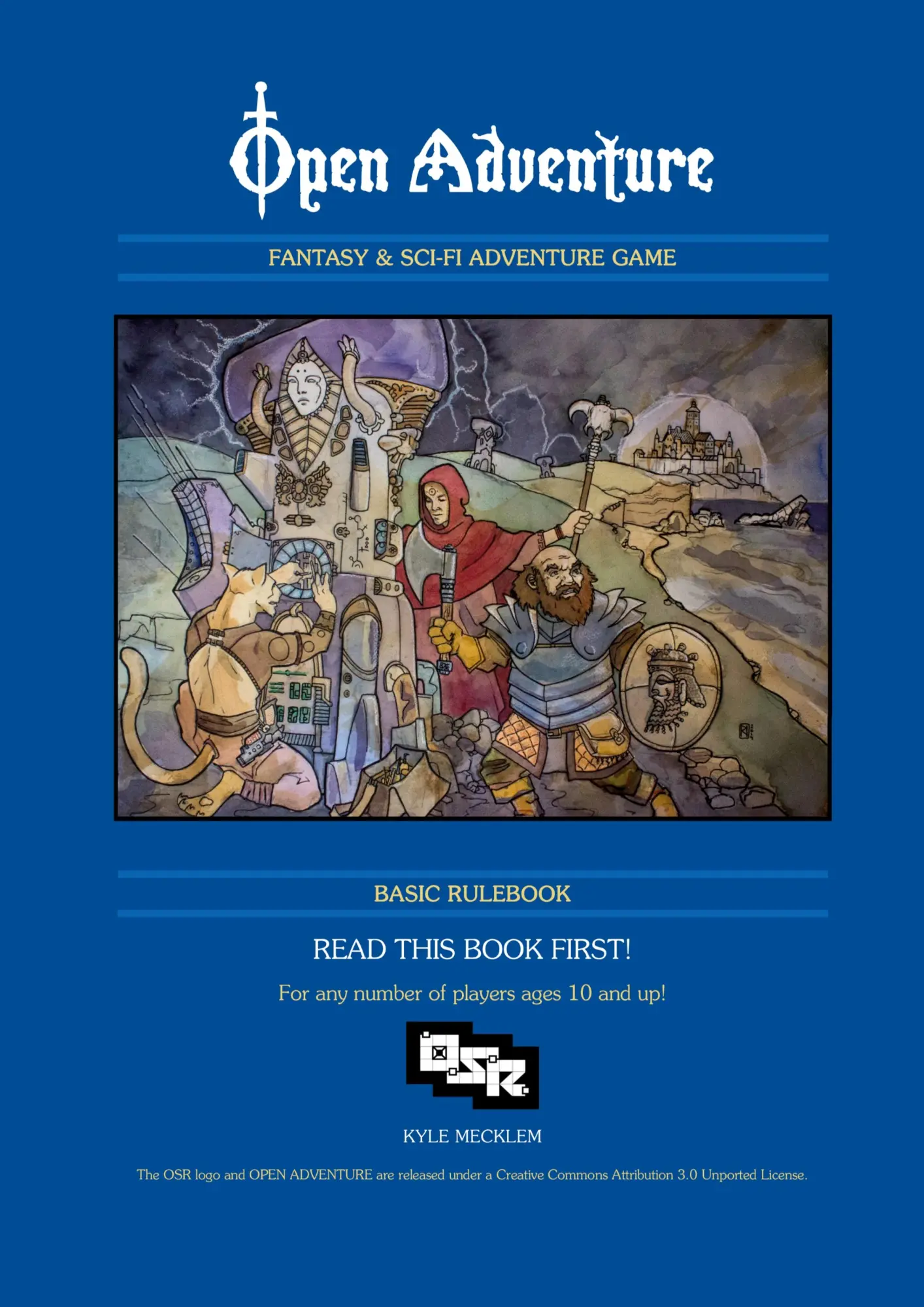 Cover: 9781329081086 | Open Adventure Basic Rulebook (Paperback) | Kyle Mecklem | Taschenbuch