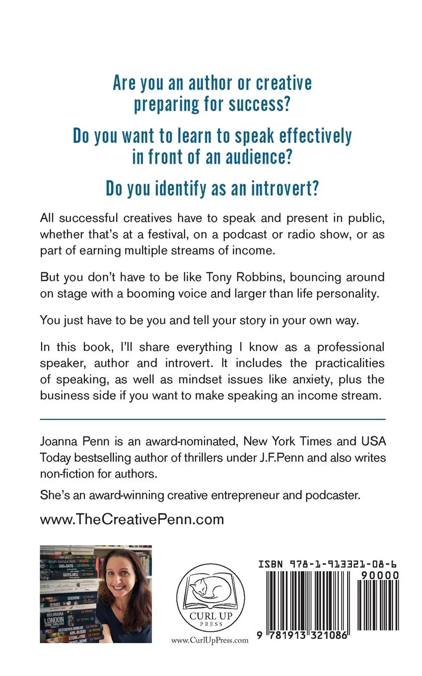 Rückseite: 9781913321086 | Public Speaking for Authors, Creatives and Other Introverts | Penn