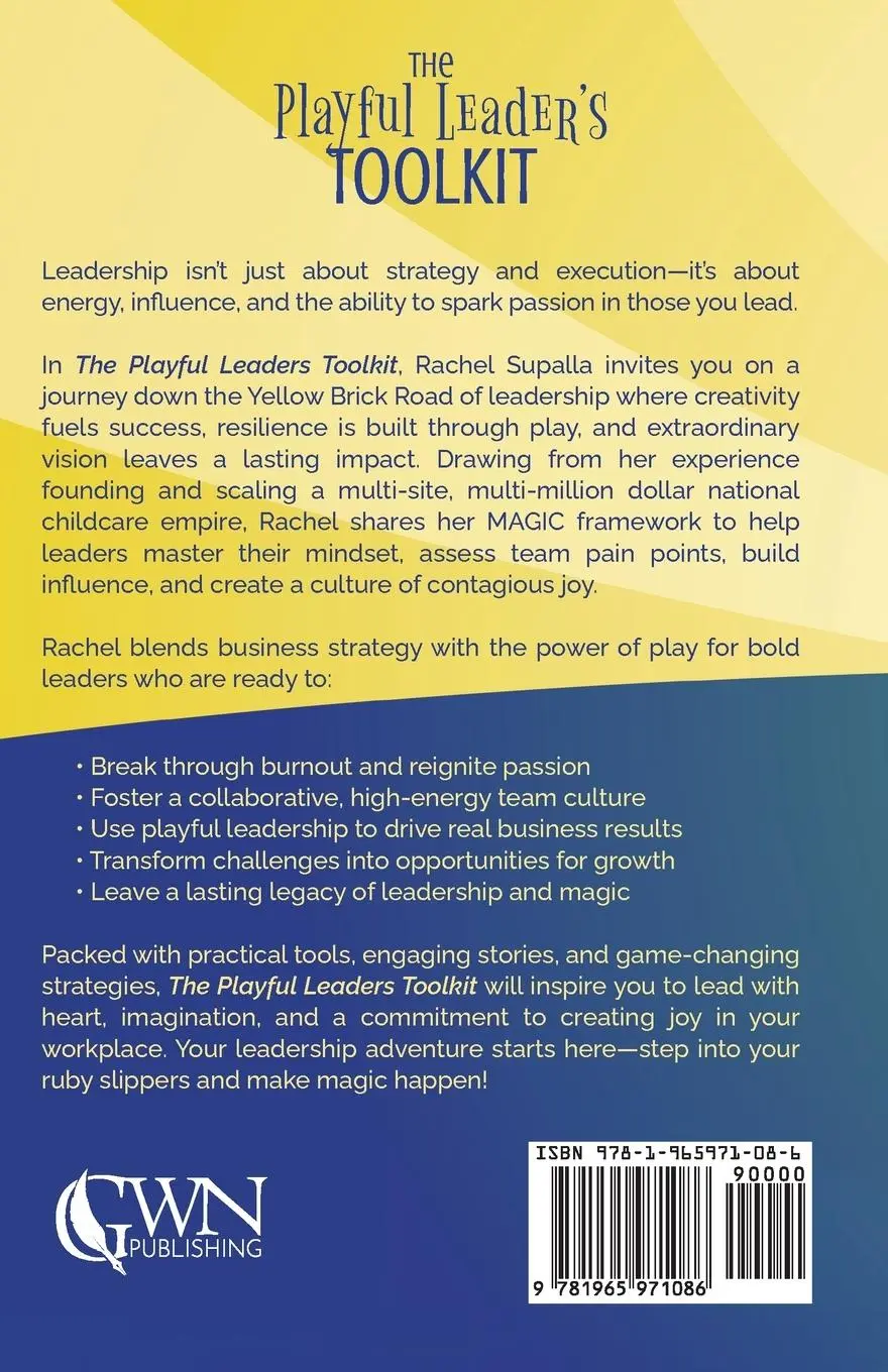 Rückseite: 9781965971086 | The Playful Leader's Toolkit | Rachel Supalla | Taschenbuch | Englisch