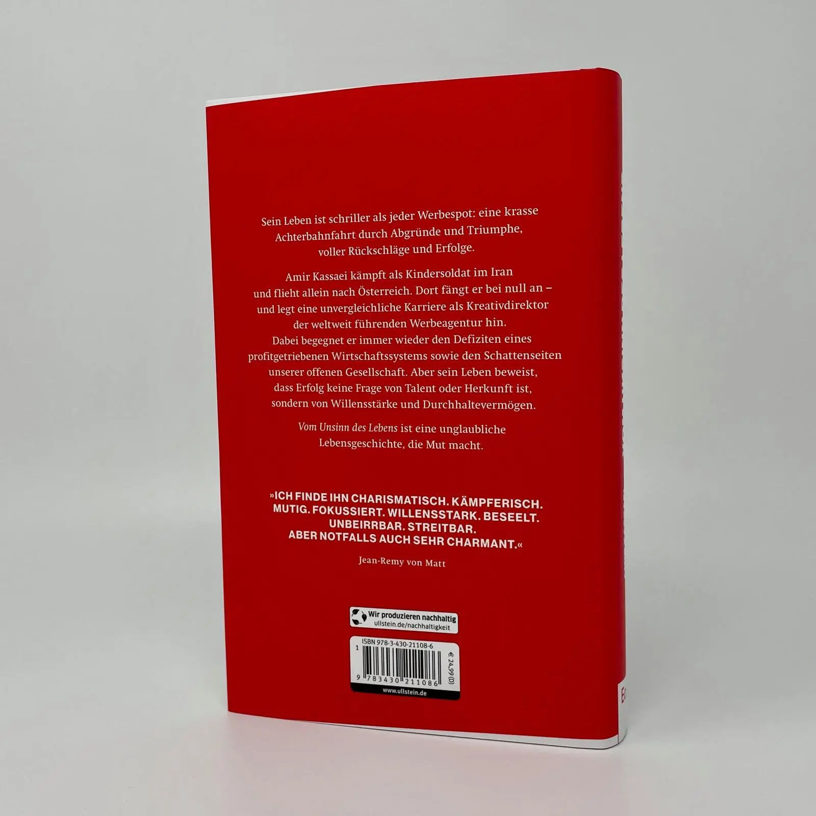 Bild: 9783430211086 | Vom Unsinn des Lebens | Amir Kassaei | Buch | 336 S. | Deutsch | 2024