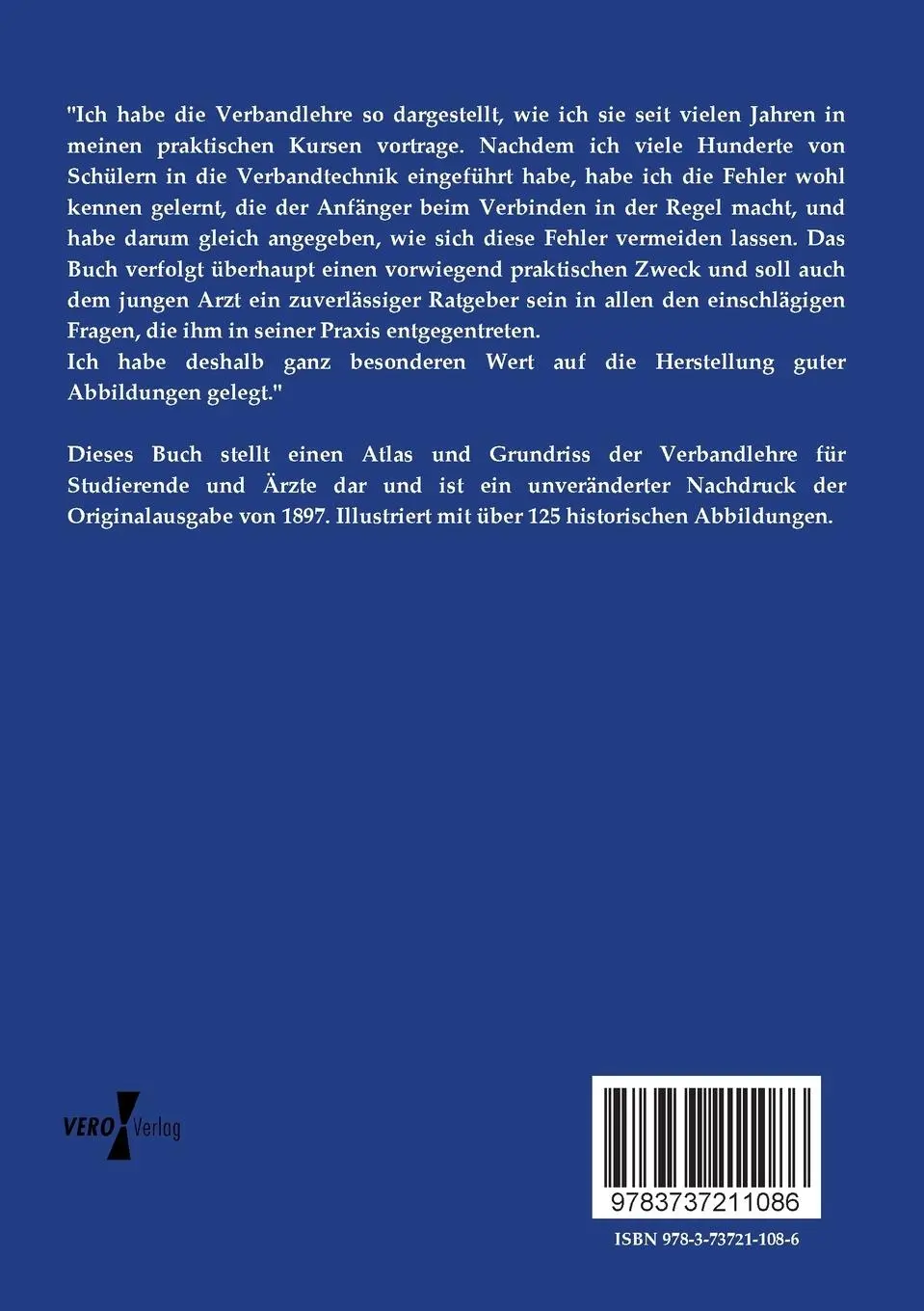 Rückseite: 9783737211086 | Atlas und Grundriss der Verbandlehre für Studierende und Ärzte | Hoffa