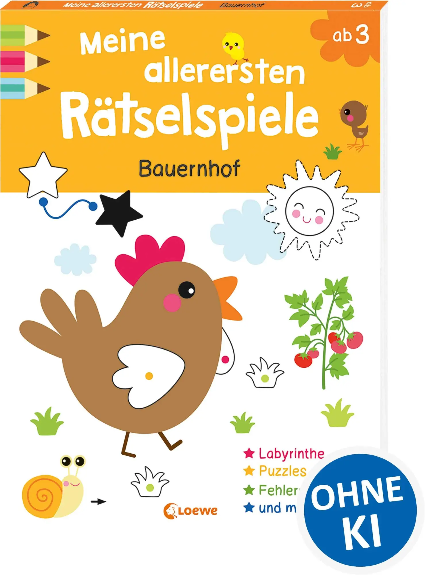 Cover: 9783743221086 | Meine allerersten Rätselspiele - Bauernhof | Elena Lindenfeld | Buch