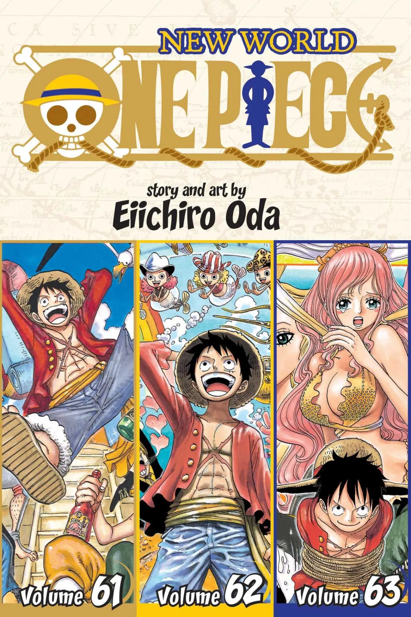 Cover: 9781421591186 | One Piece (Omnibus Edition), Vol. 21 | Includes Vols. 61, 62 &amp; 63
