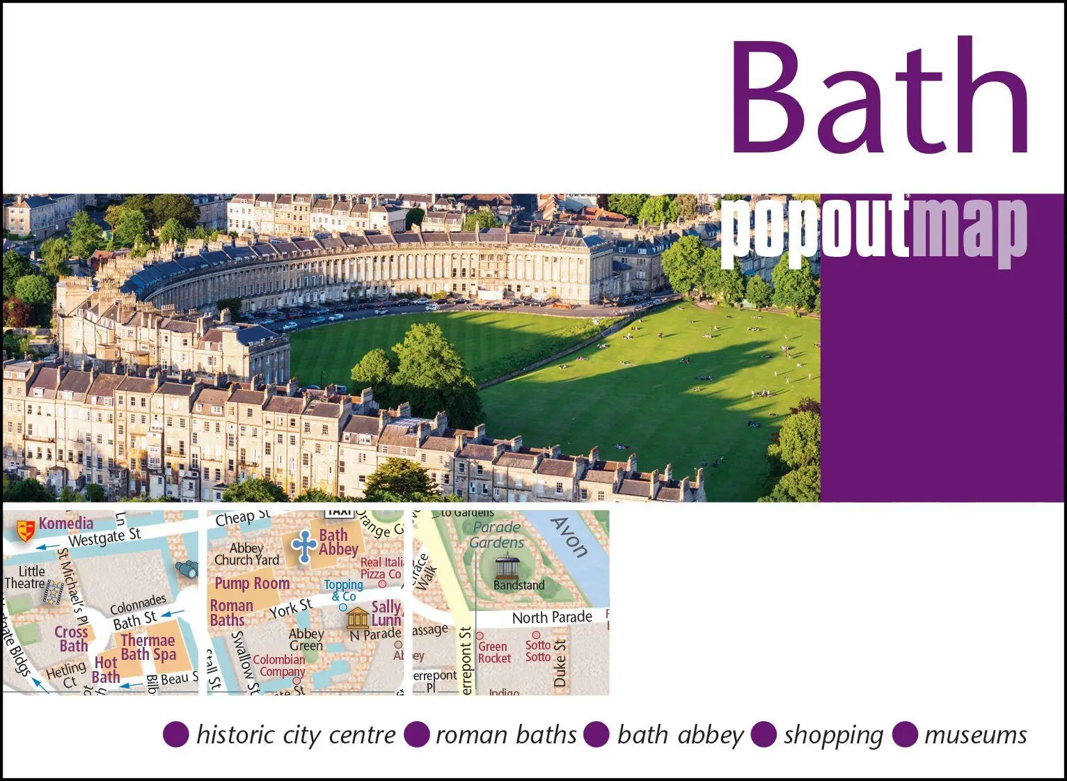 Cover: 9781917131186 | Bath Single | (Land-)Karte | PopOut Stadtplan | Gefalzt | Englisch