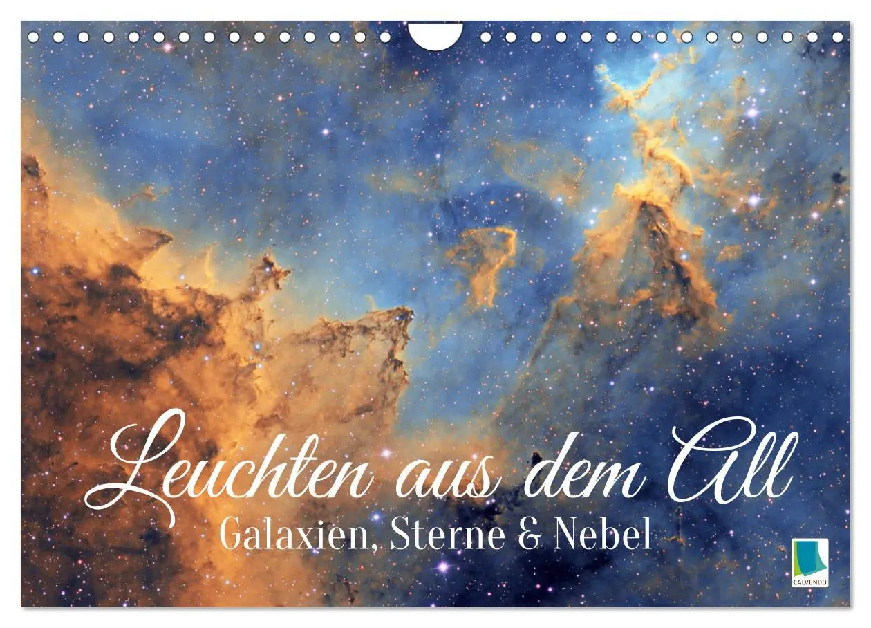 Cover: 9783457271186 | Galaxien, Sterne und Nebel: Leuchten aus dem All (Wandkalender 2026...