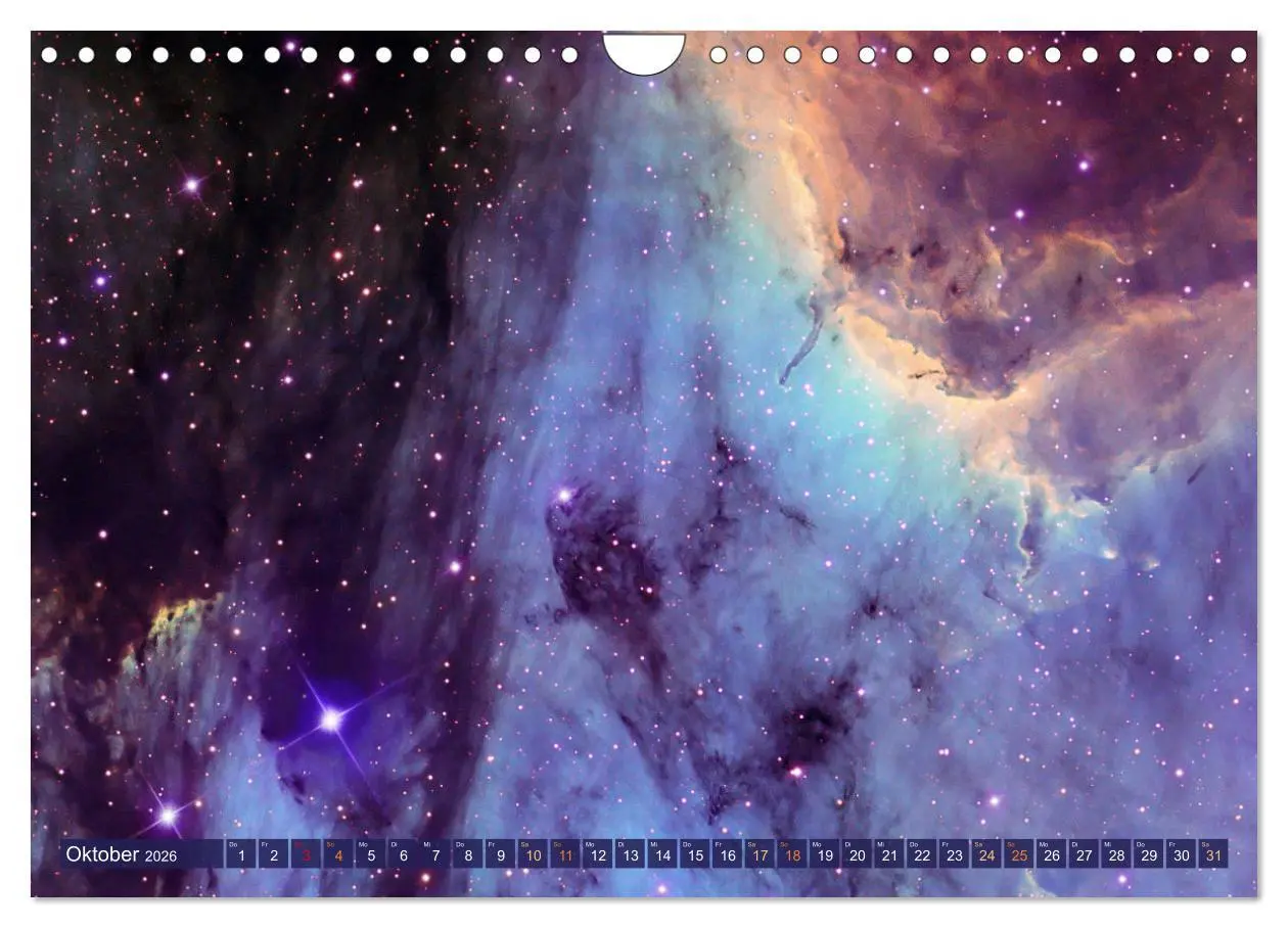 Bild: 9783457271186 | Galaxien, Sterne und Nebel: Leuchten aus dem All (Wandkalender 2026...