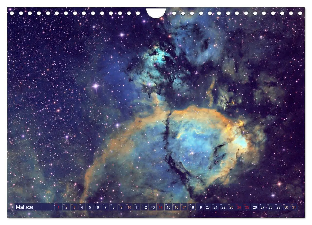 Bild: 9783457271186 | Galaxien, Sterne und Nebel: Leuchten aus dem All (Wandkalender 2026...