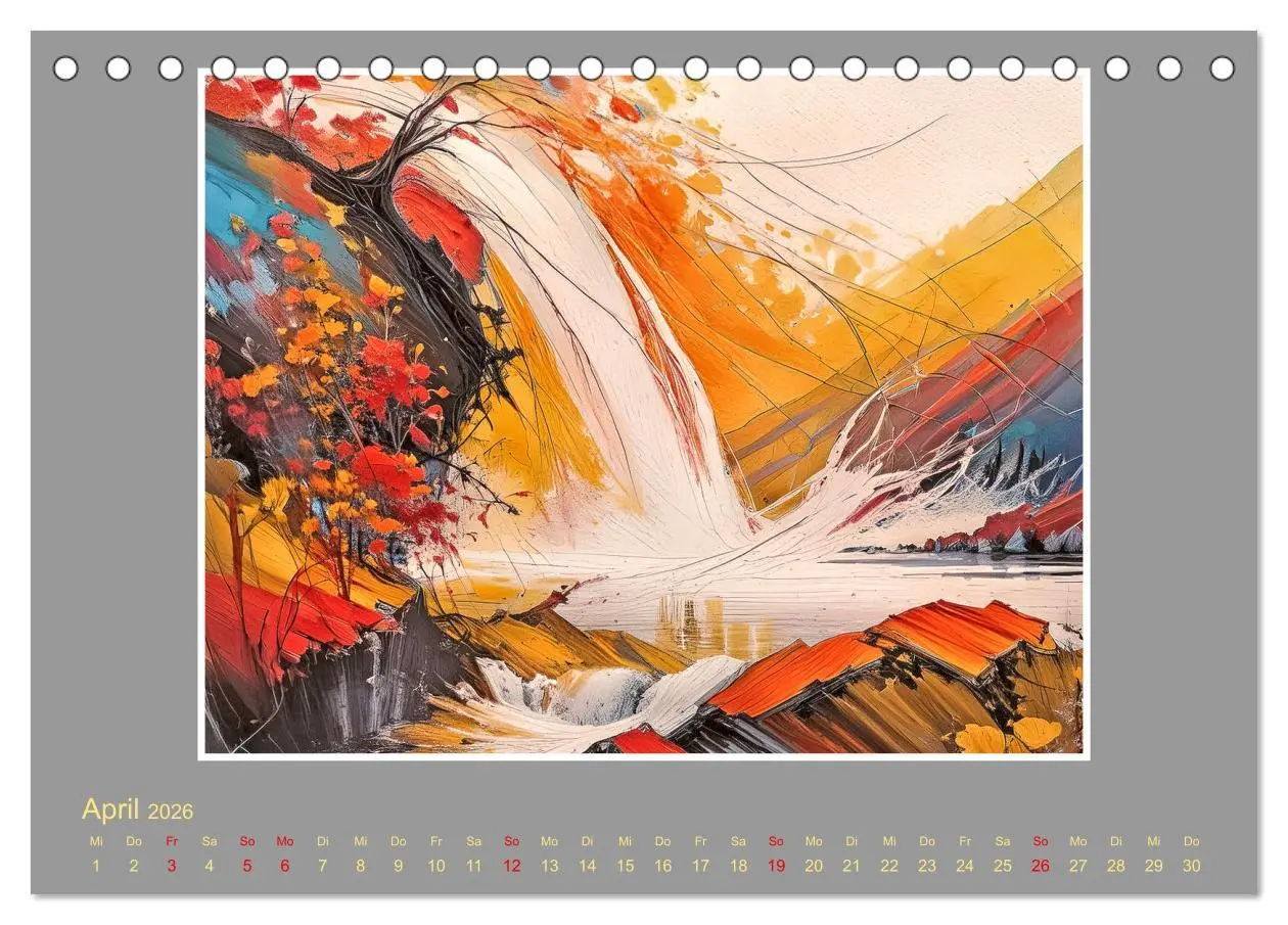 Bild: 9783457411186 | Expressionistische Landschaften (Tischkalender 2026 DIN A5 quer),...