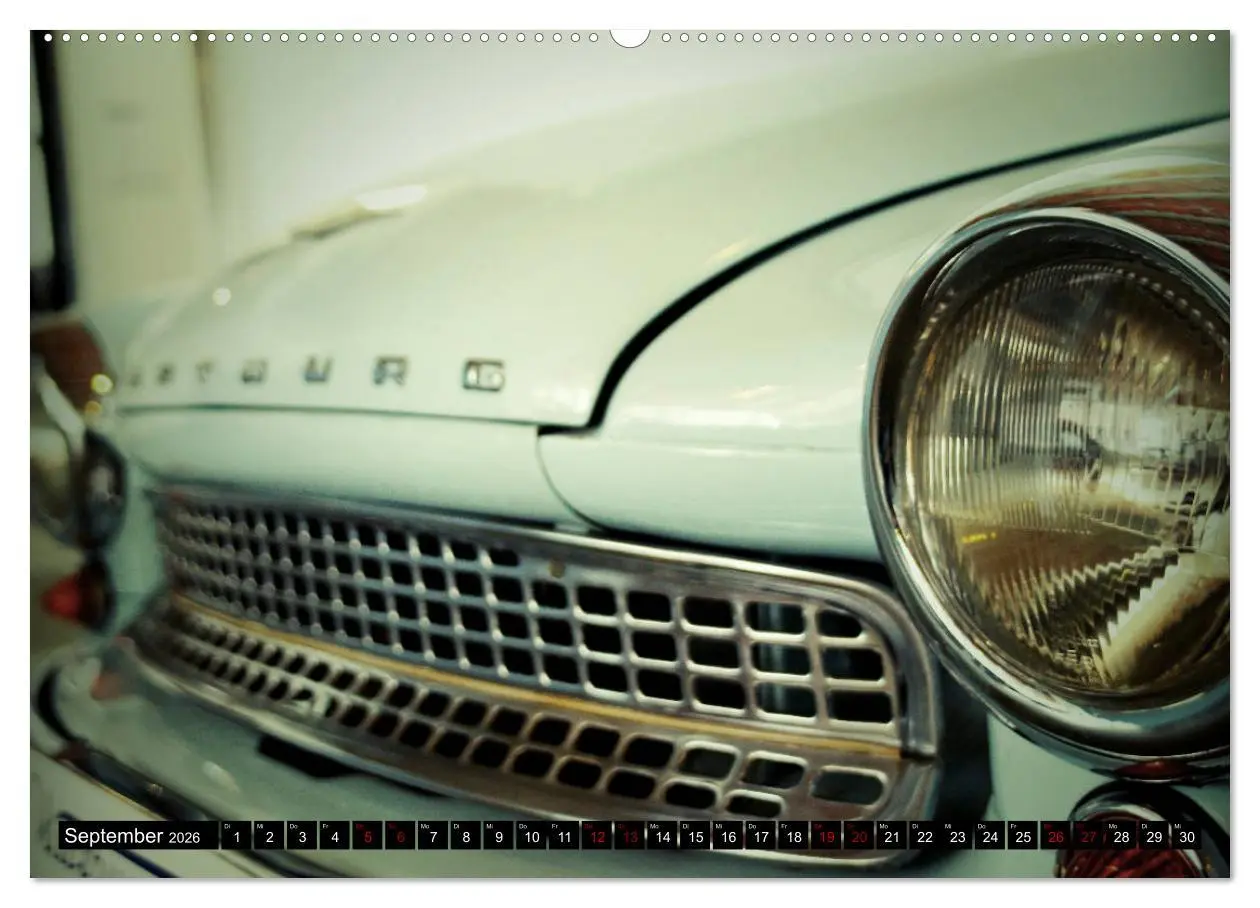 Bild: 9783457891186 | DDR Oldtimer ganz nah (Wandkalender 2026 DIN A2 quer), CALVENDO...
