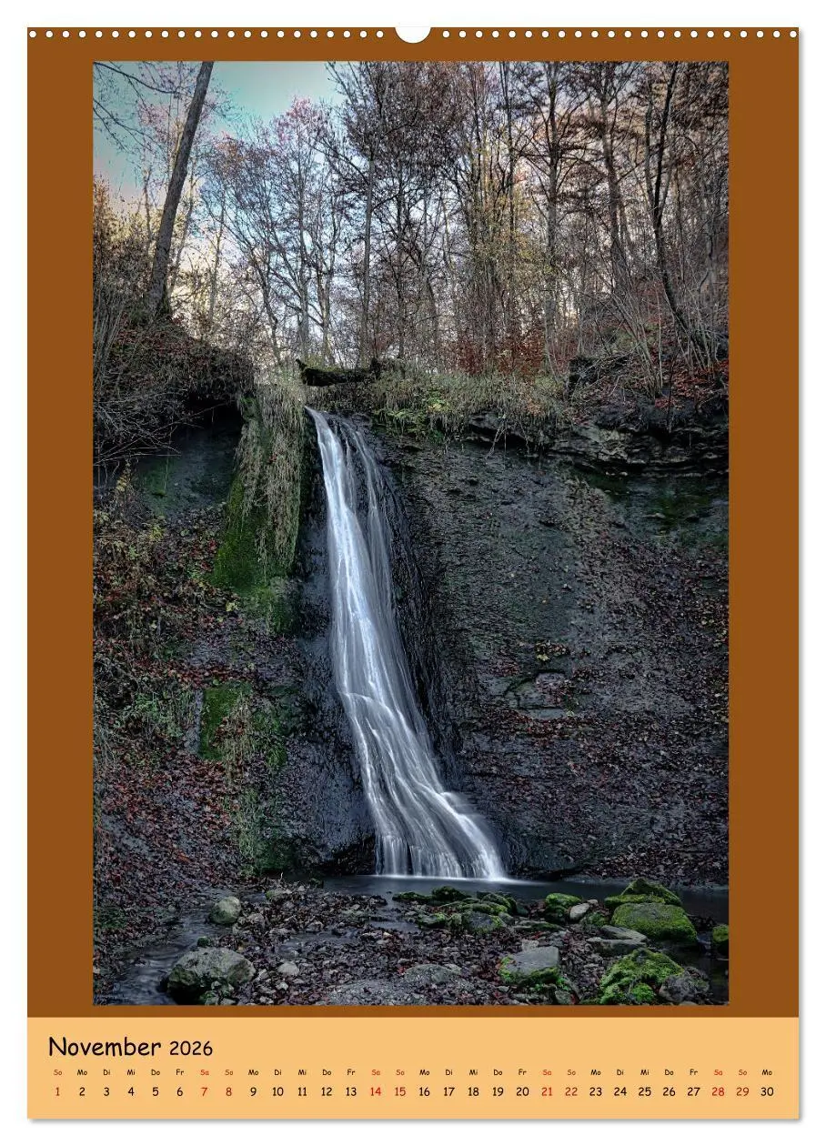 Bild: 9783516361186 | Schwarzwald Wasserfälle (Wandkalender 2026 DIN A2 hoch), CALVENDO...