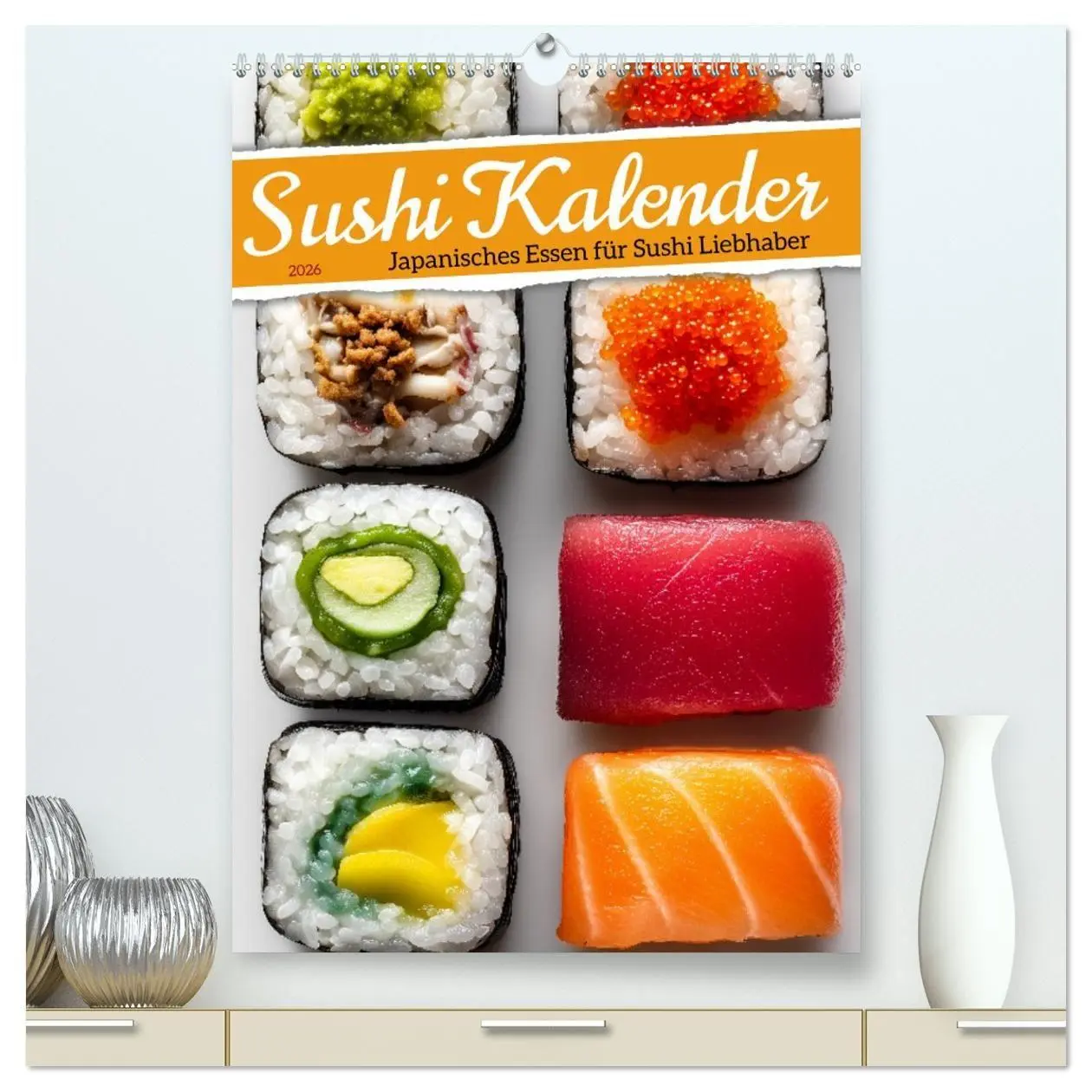 Cover: 9783516671186 | Sushi Kalender - Japanisches Essen für Sushi Liebhaber...