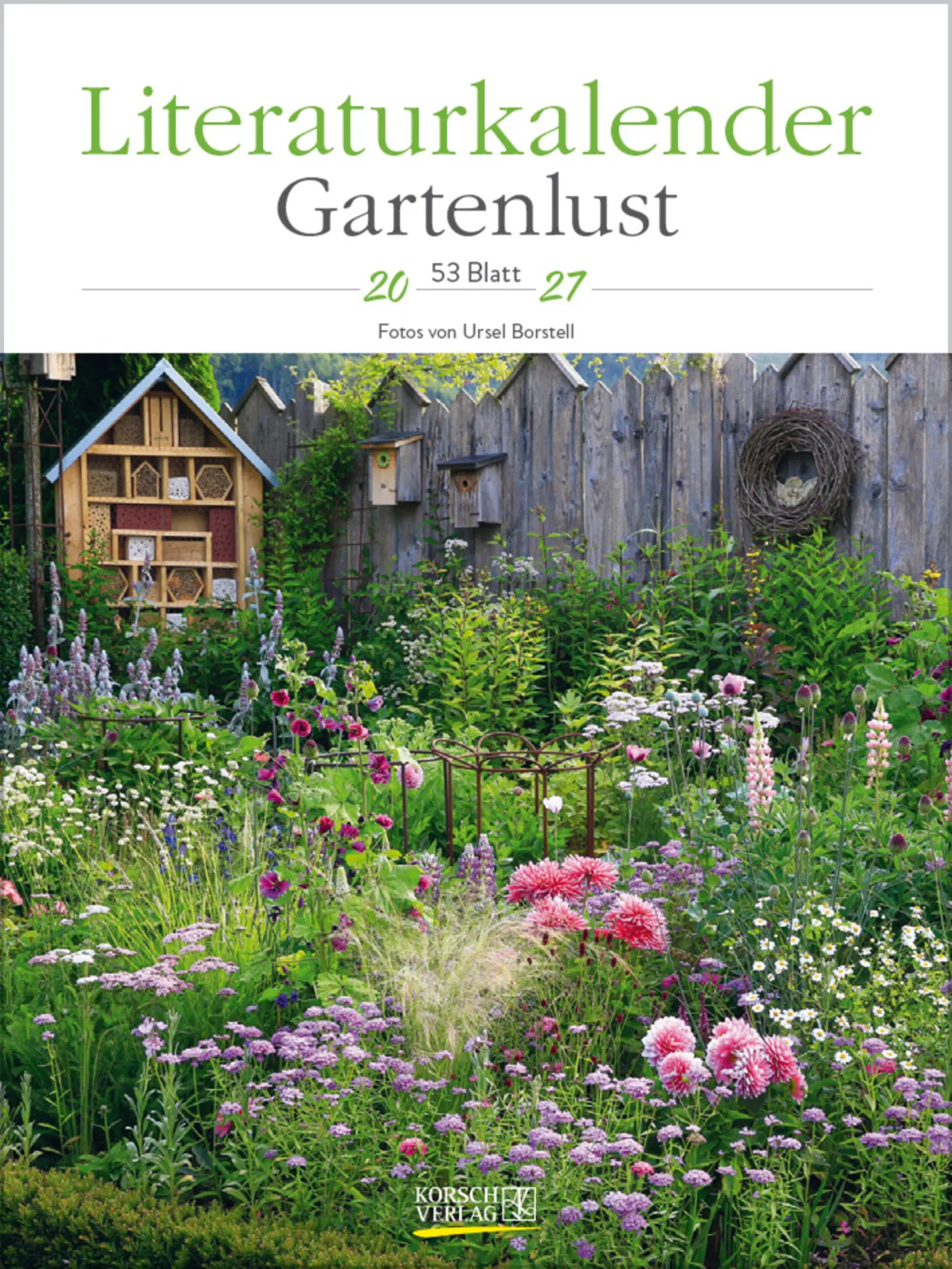 Cover: 9783819301186 | Literaturkalender Gartenlust 2027 | Korsch Verlag | Kalender | 54 S.