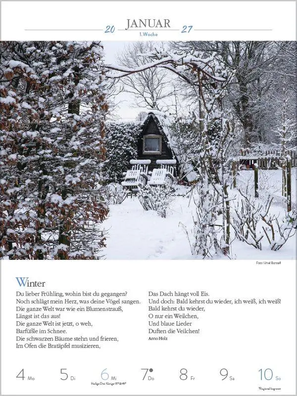 Bild: 9783819301186 | Literaturkalender Gartenlust 2027 | Korsch Verlag | Kalender | 54 S.