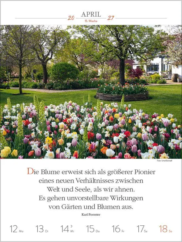 Bild: 9783819301186 | Literaturkalender Gartenlust 2027 | Korsch Verlag | Kalender | 54 S.