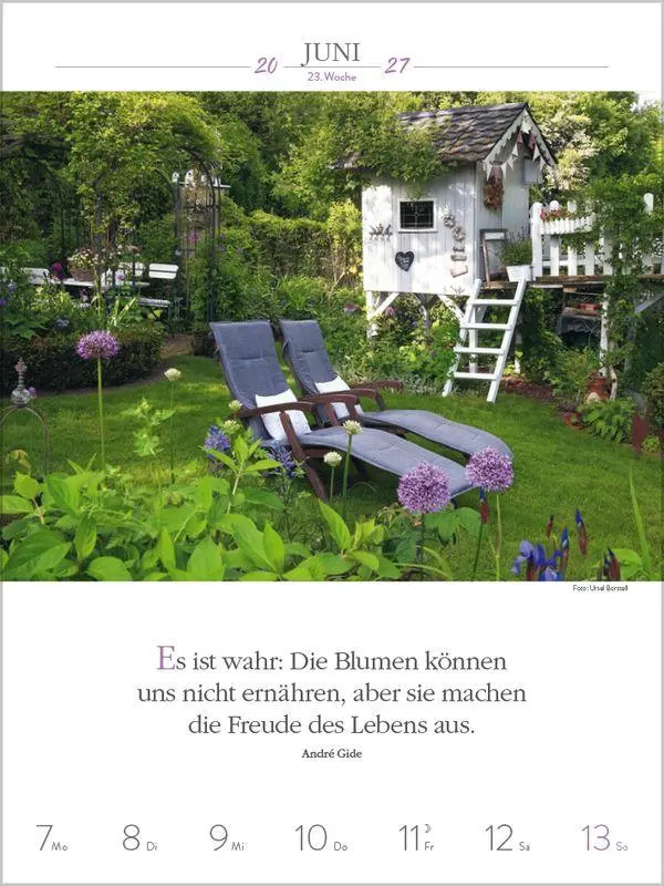 Bild: 9783819301186 | Literaturkalender Gartenlust 2027 | Korsch Verlag | Kalender | 54 S.