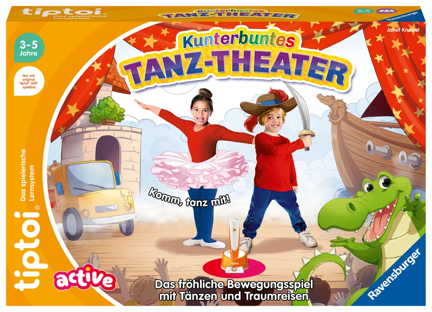Cover: 4005556001286 | tiptoi® ACTIVE Kunterbuntes Tanz-Theater | Janet Kneisel | Spiel