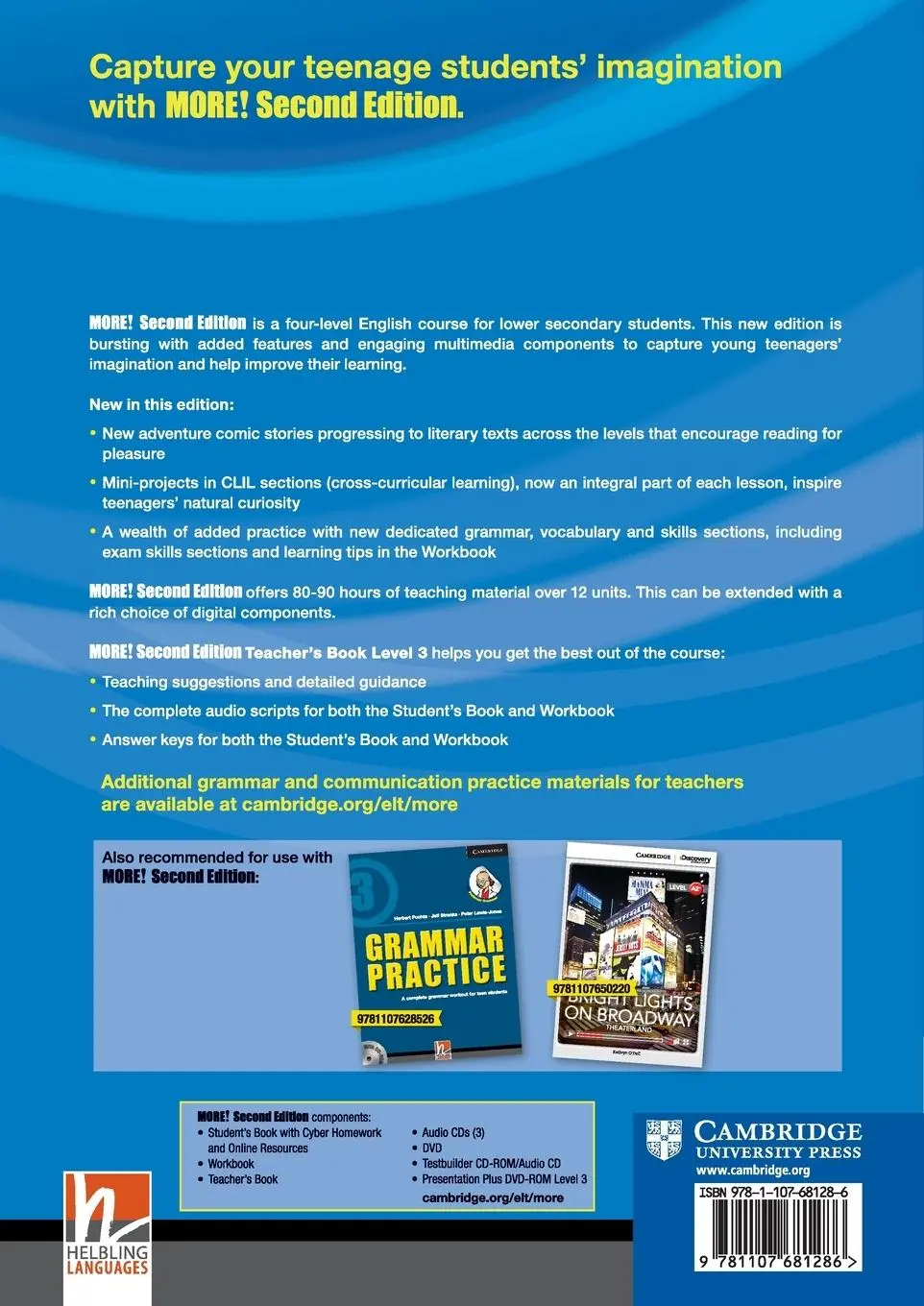 Rückseite: 9781107681286 | More! Level 3 Teacher's Book | Cheryl Pelteret | Taschenbuch | 2014