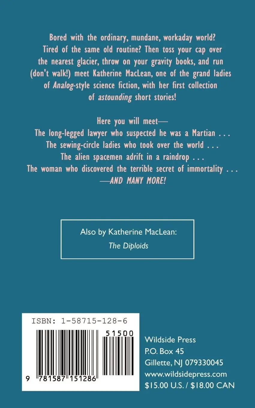 Rückseite: 9781587151286 | The Diploids | Katherine Maclean | Taschenbuch | Englisch | 2000