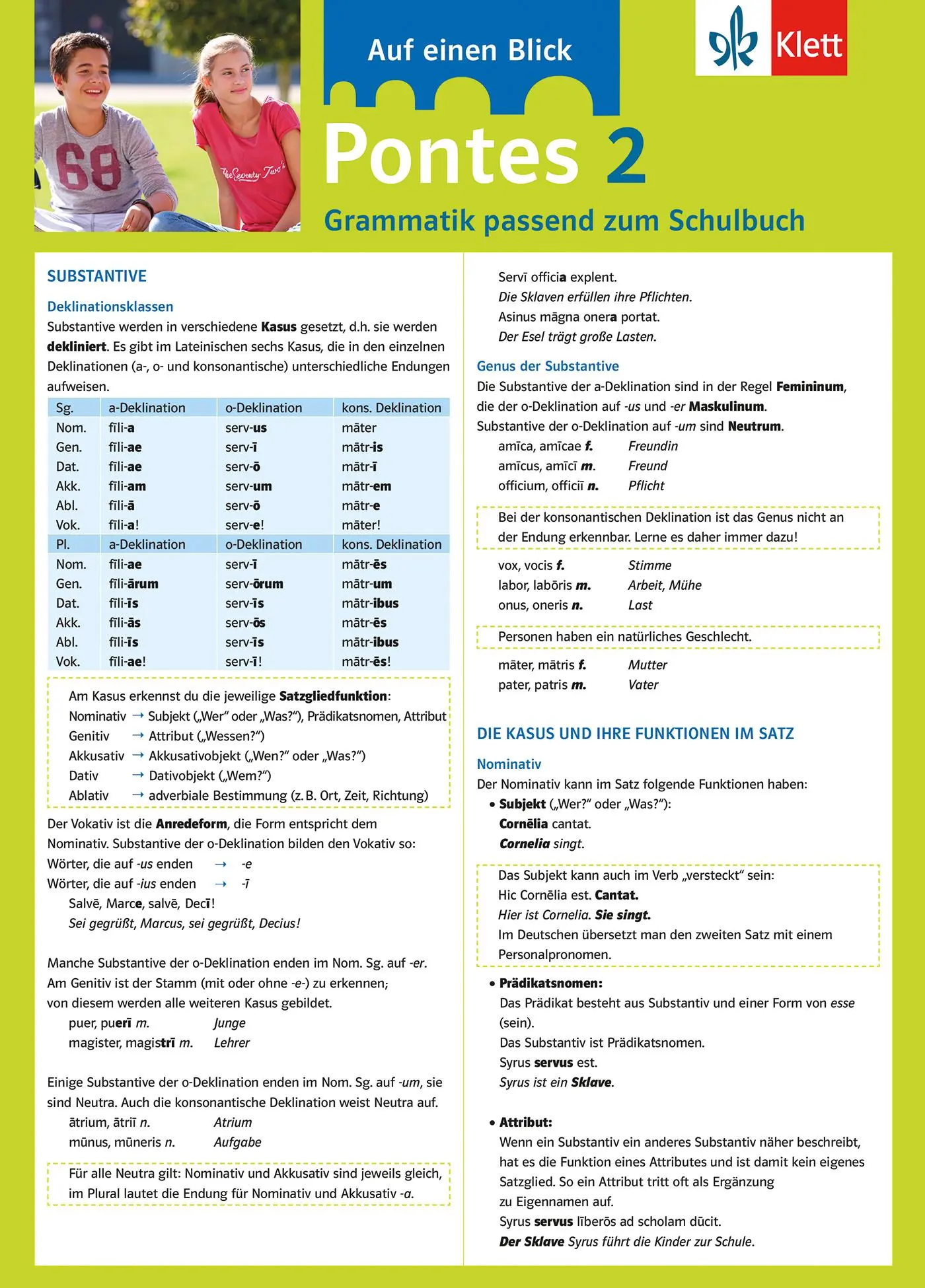 Cover: 9783129261286 | Pontes 02 Grammatik passend zum Schulbuch | (Land-)Karte | 6 S. | 2015