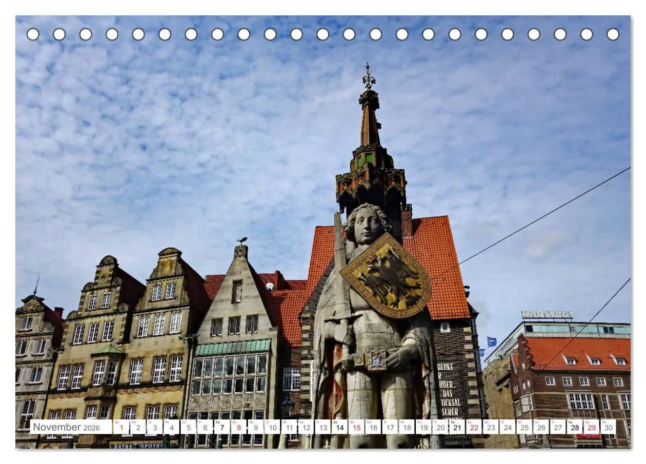 Bild: 9783457711286 | Bremen Heute (Tischkalender 2026 DIN A5 quer), CALVENDO Monatskalender