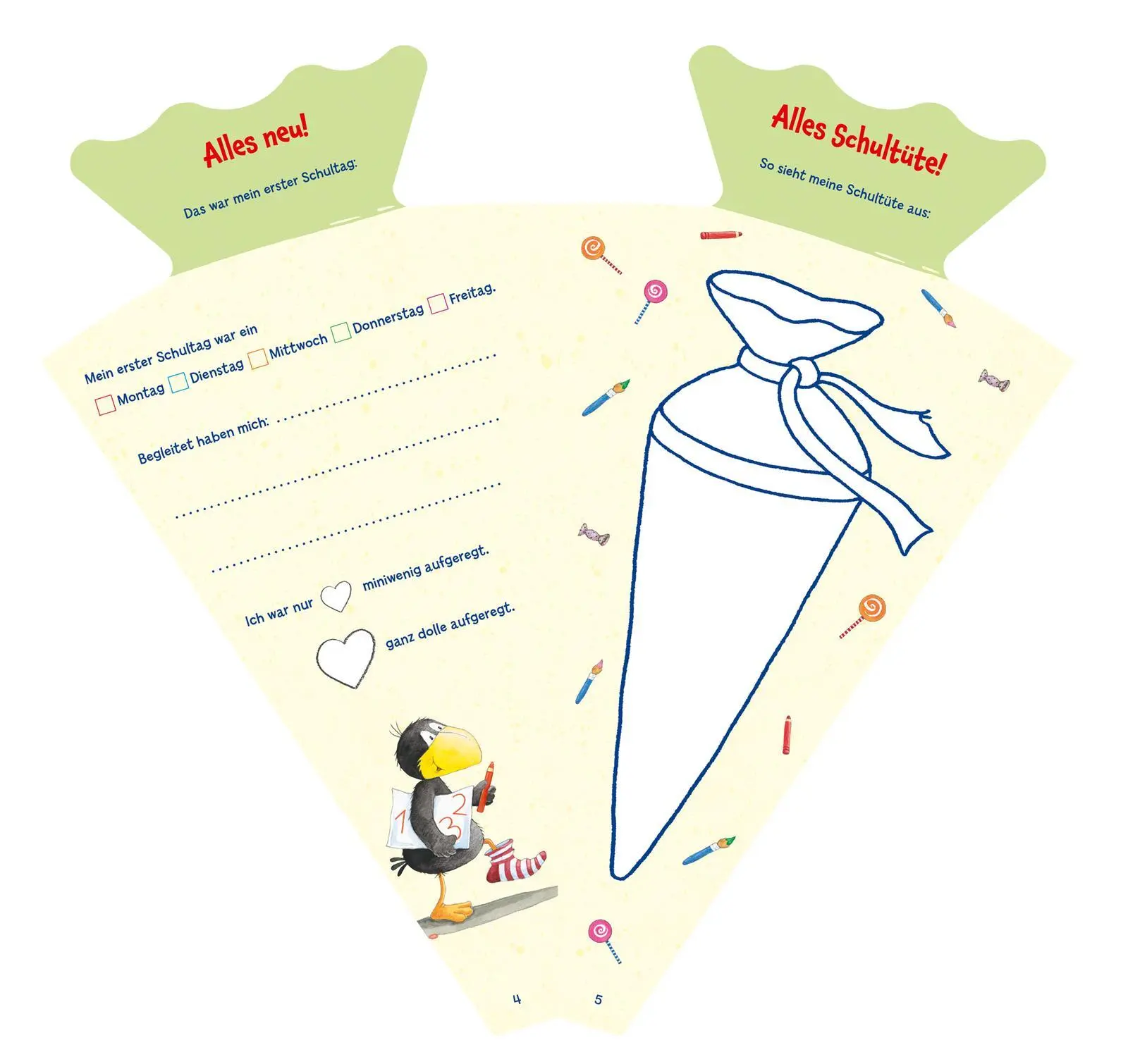 Bild: 9783480241286 | Der kleine Rabe Socke: Hallo Schule, jetzt komme ich! | Annet Rudolph