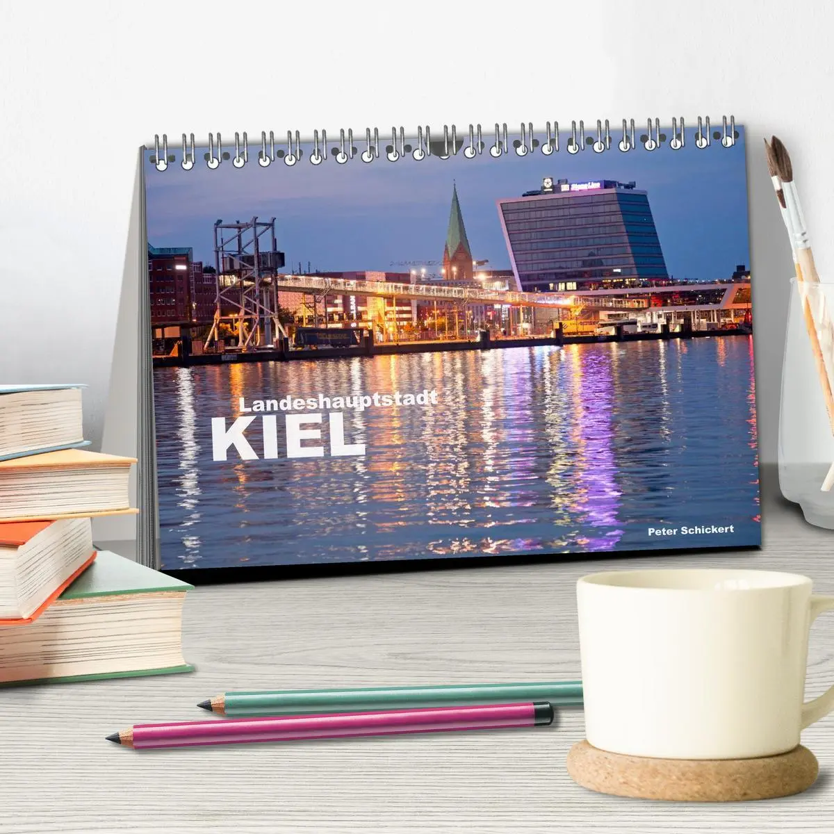 Bild: 9783516041286 | Landeshauptstadt Kiel (Tischkalender 2026 DIN A5 quer), CALVENDO...