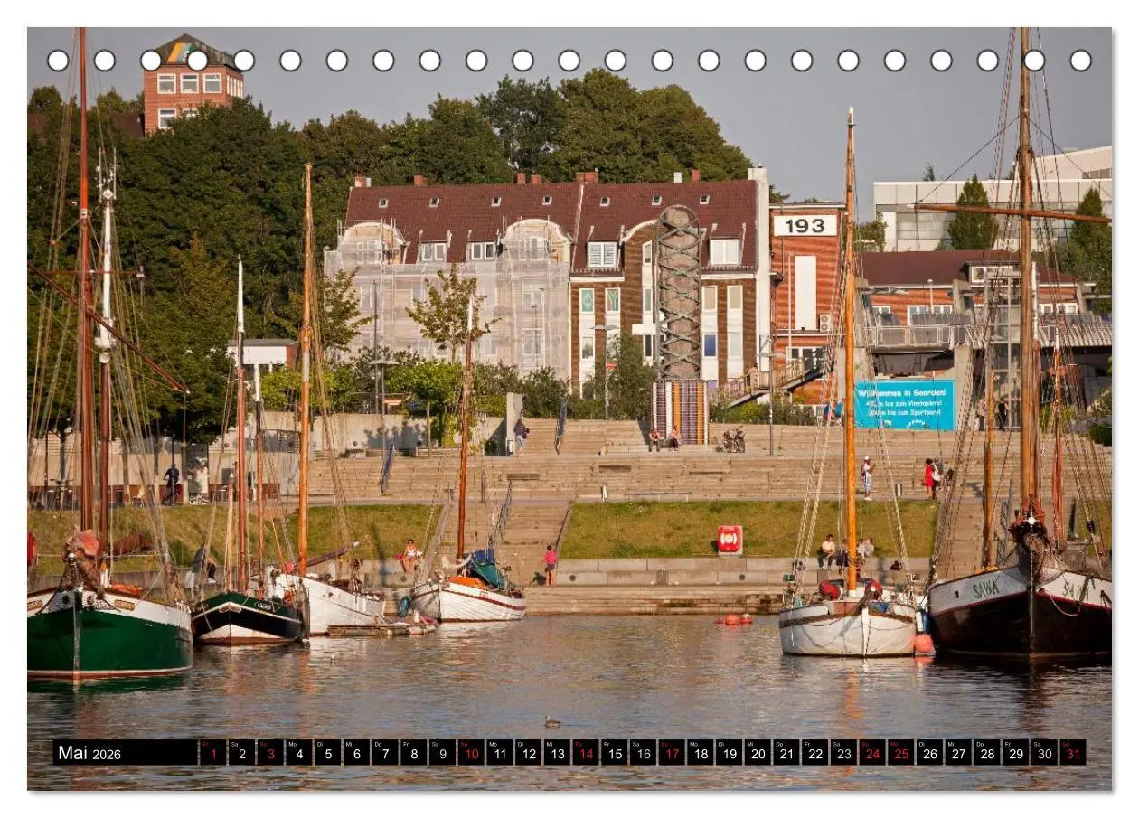 Bild: 9783516041286 | Landeshauptstadt Kiel (Tischkalender 2026 DIN A5 quer), CALVENDO...