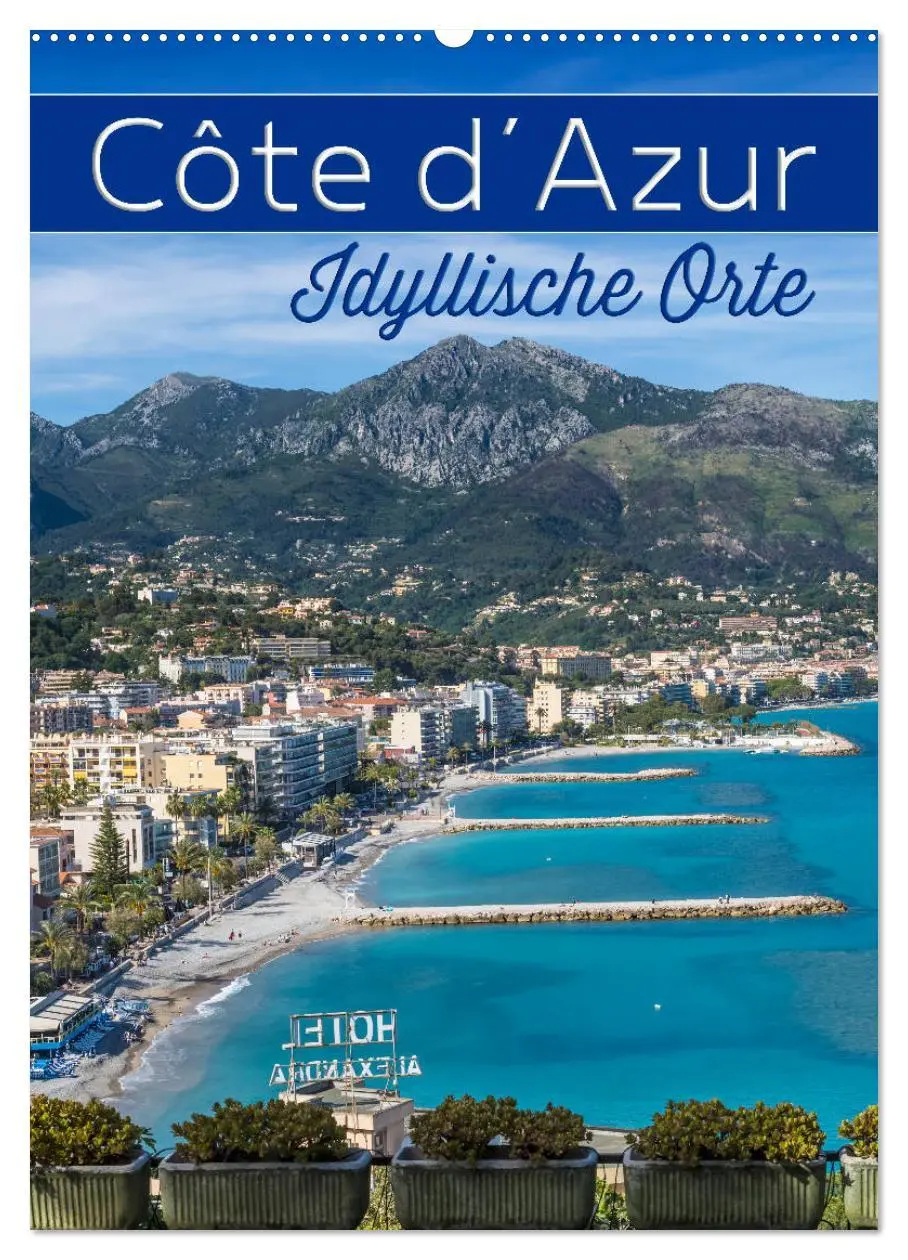 Cover: 9783516421286 | CÔTE D'AZUR Idyllische Orte (Wandkalender 2026 DIN A2 hoch),...
