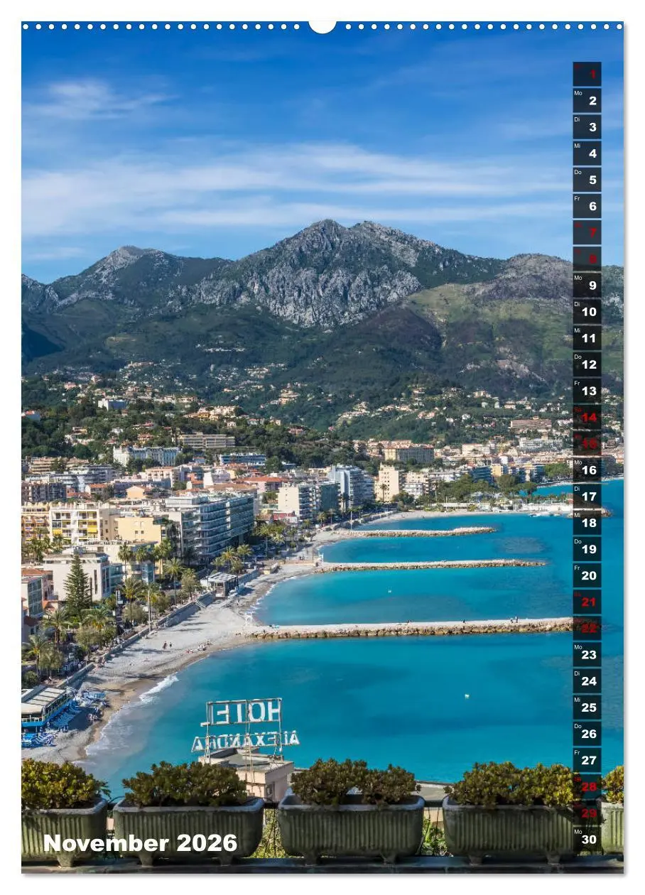 Bild: 9783516421286 | CÔTE D'AZUR Idyllische Orte (Wandkalender 2026 DIN A2 hoch),...