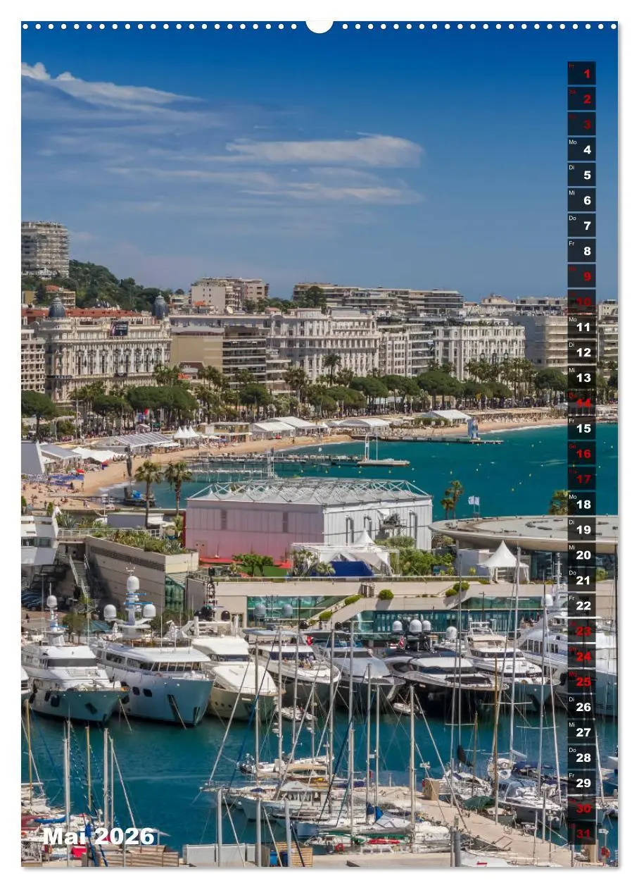 Bild: 9783516421286 | CÔTE D'AZUR Idyllische Orte (Wandkalender 2026 DIN A2 hoch),...