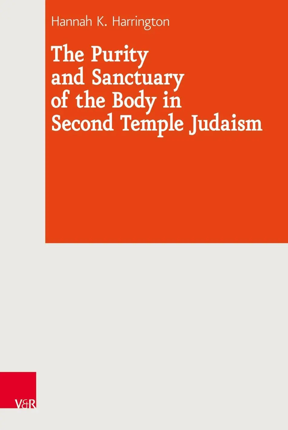 Cover: 9783525571286 | The Purity and Sanctuary of the Body in Second Temple Judaism | Buch