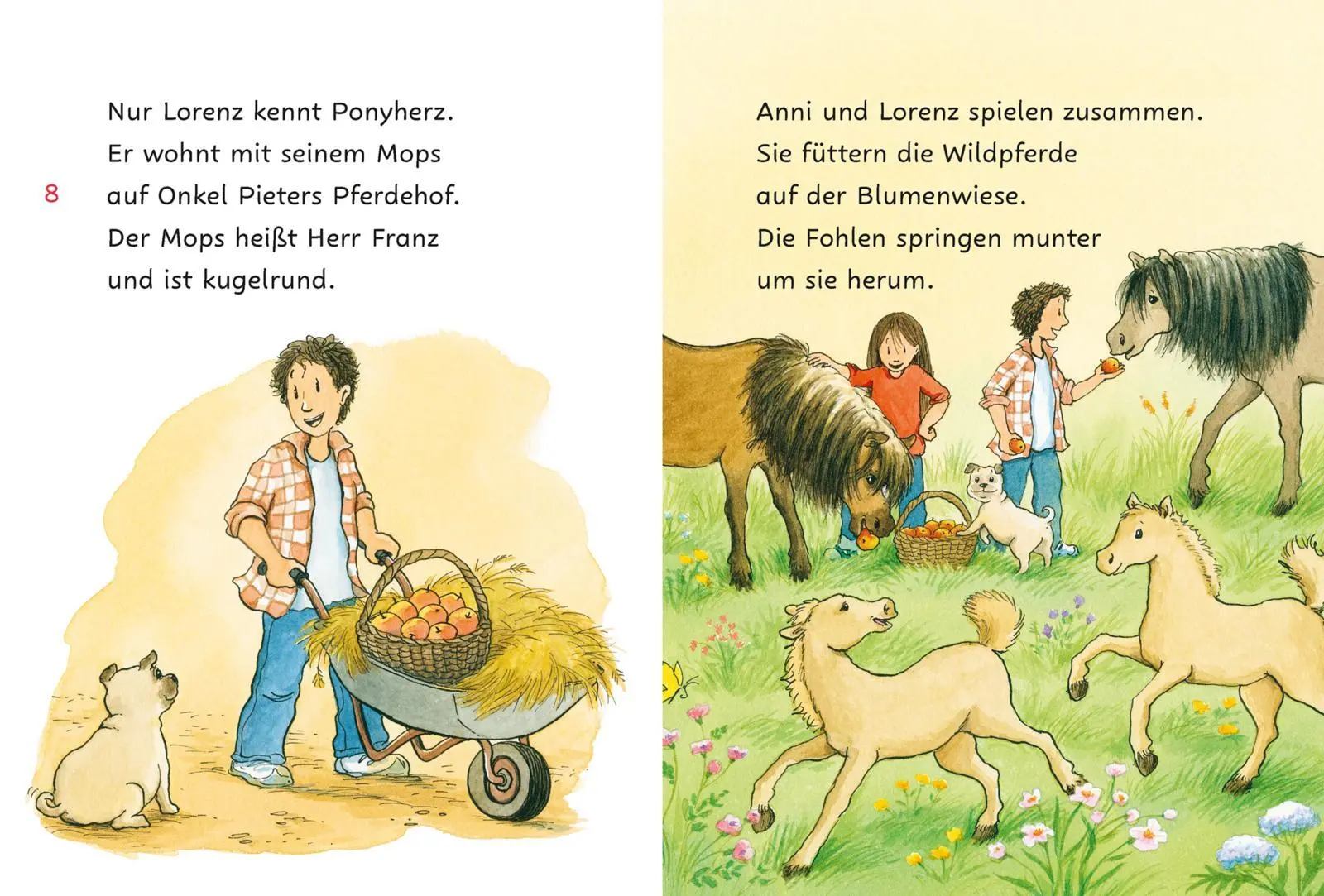 Bild: 9783551691286 | Ponyherz und Herr Franz: Mops und Mini | Usch Luhn | Buch | 64 S.