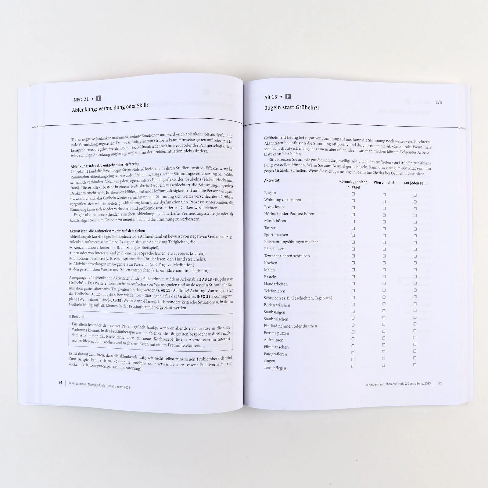 Bild: 9783621291286 | Therapie-Tools Grübeln | Mit E-Book inside und Arbeitsmaterial | 2025