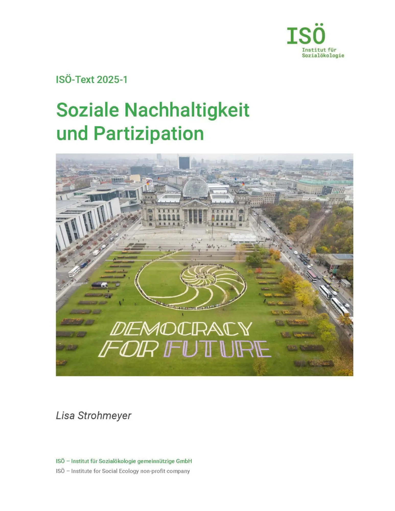 Cover: 9783695171286 | Soziale Nachhaltigkeit und Partizipation | Lisa Strohmeyer | Buch