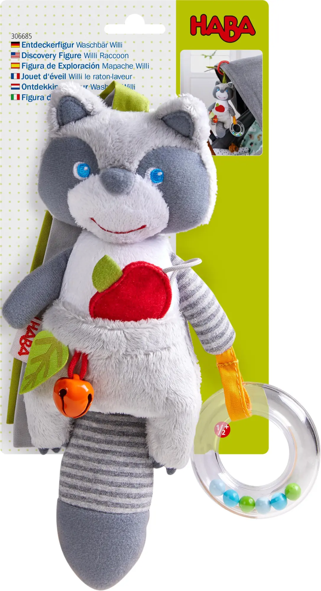Cover: 4010168261386 | Entdeckerfigur Waschbär Willi | 1306685001 | Deutsch | 2022