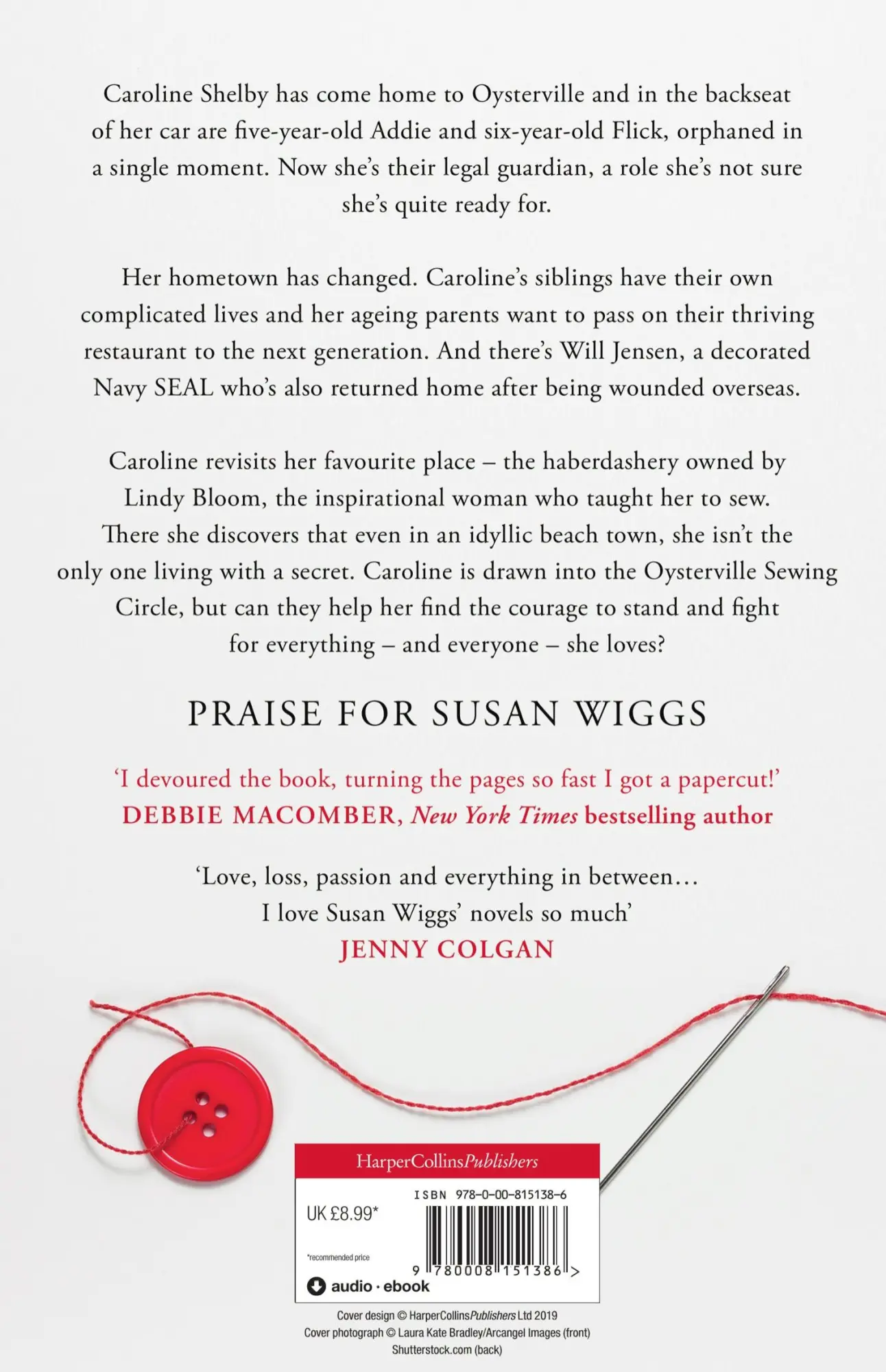 Rückseite: 9780008151386 | The Oysterville Sewing Circle | Susan Wiggs | Taschenbuch | Englisch