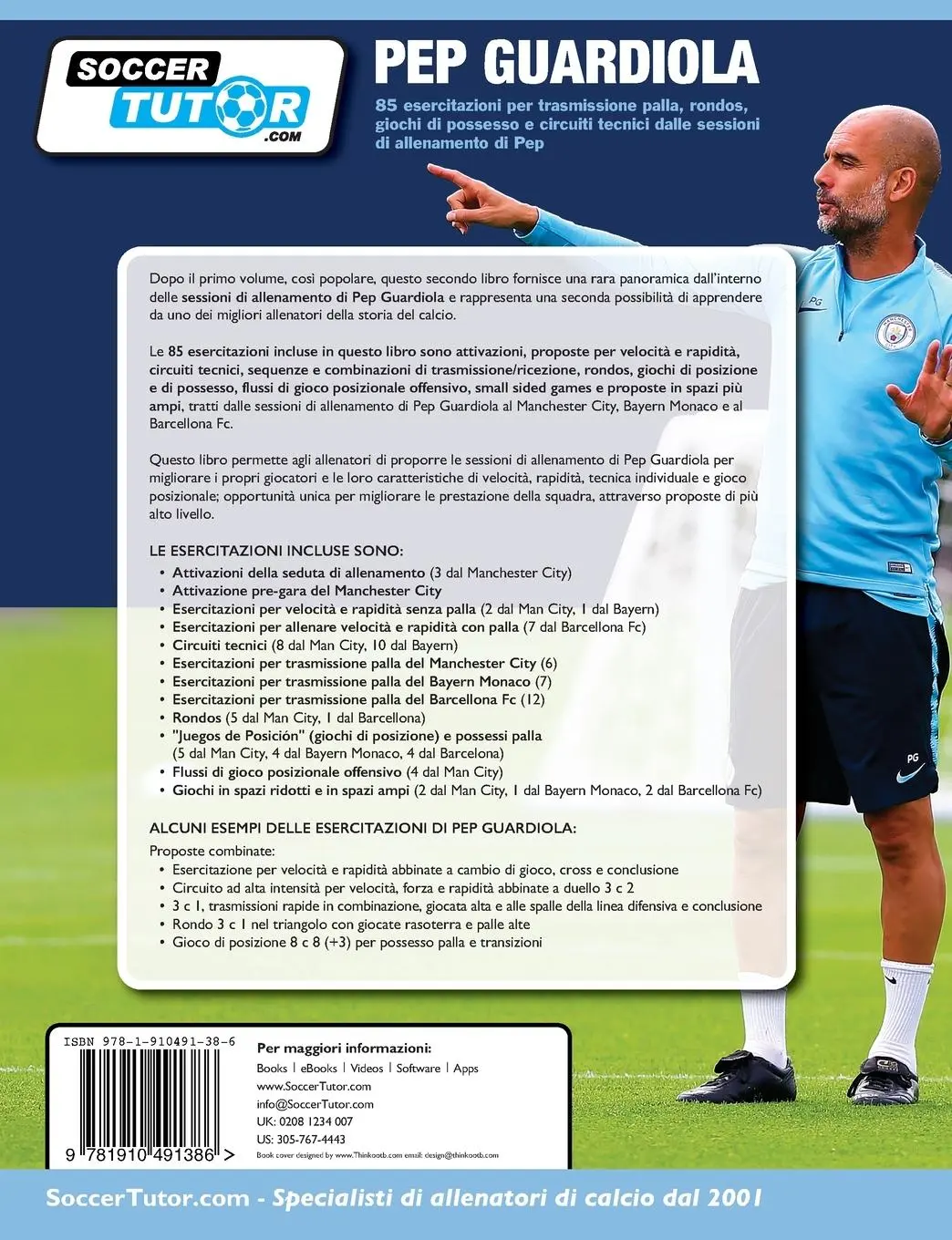 Rückseite: 9781910491386 | Pep Guardiola 85 esercitazioni per trasmissione palla, rondos,...